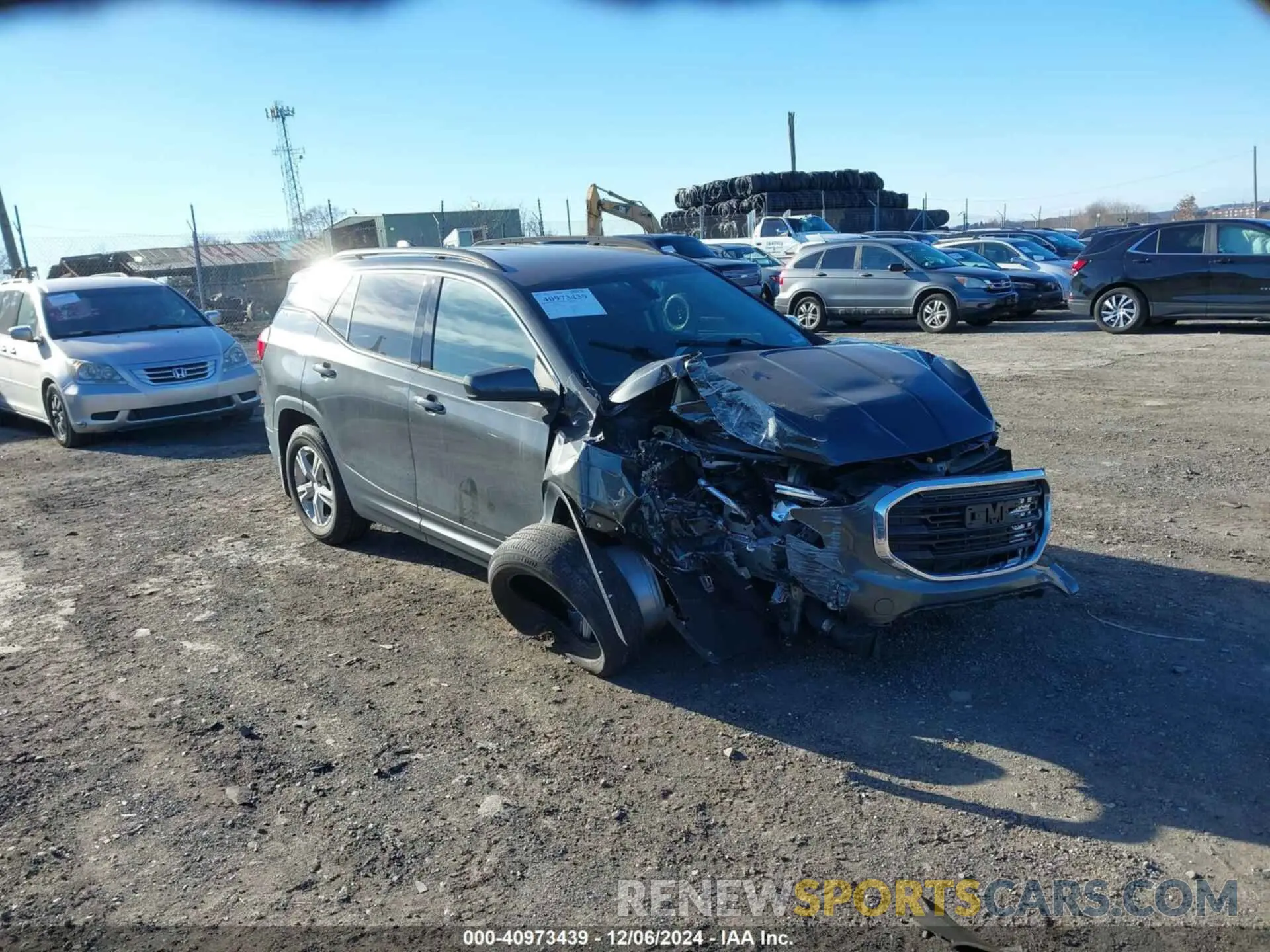 1 Photograph of a damaged car 3GKALTEV8KL254258 GMC TERRAIN 2019