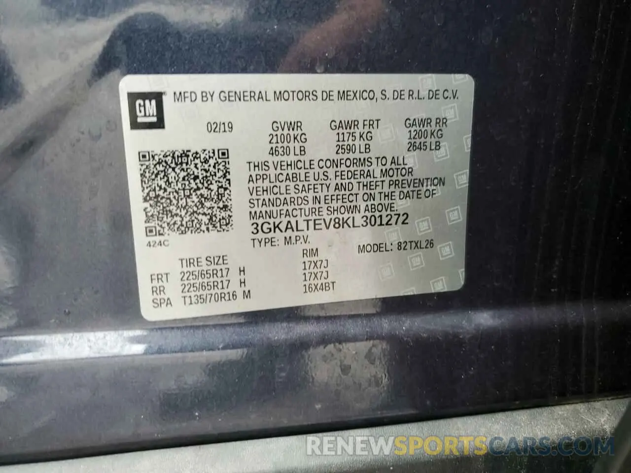 13 Фотография поврежденного автомобиля 3GKALTEV8KL301272 GMC TERRAIN 2019