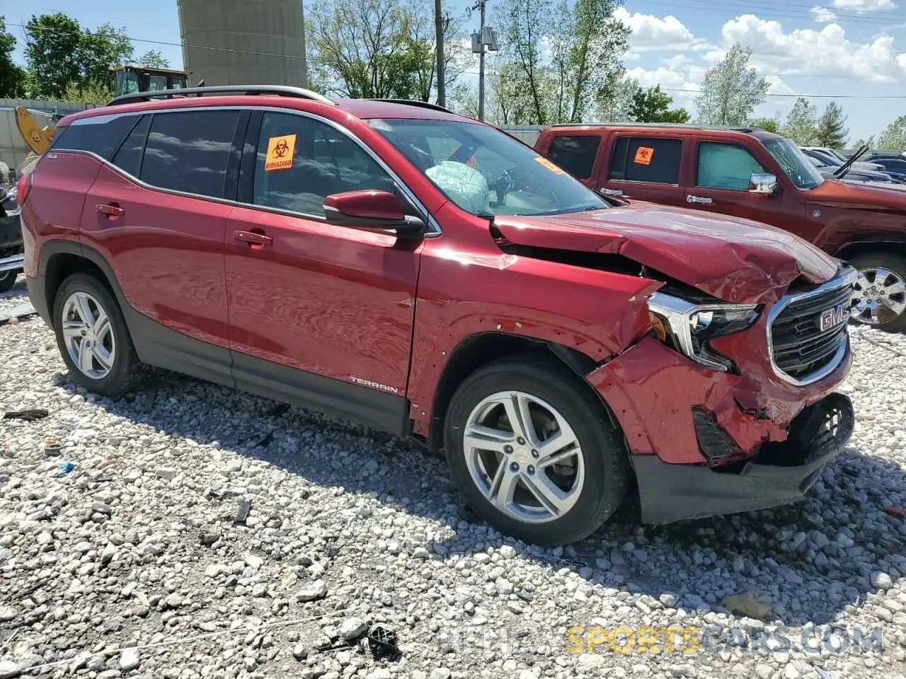 4 Photograph of a damaged car 3GKALTEX3KL130383 GMC TERRAIN 2019