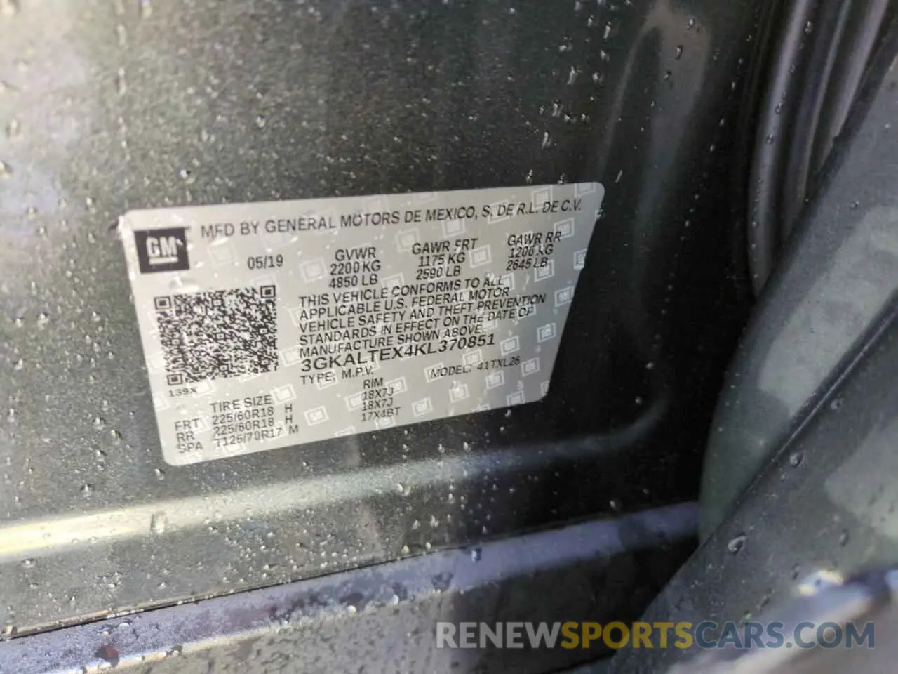12 Фотография поврежденного автомобиля 3GKALTEX4KL370851 GMC TERRAIN 2019