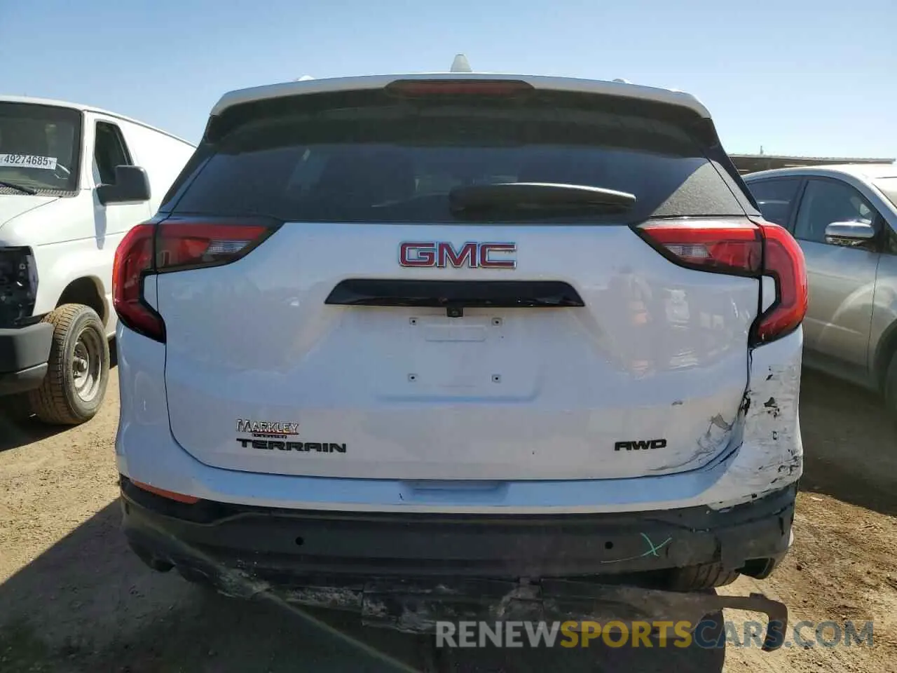 6 Photograph of a damaged car 3GKALVEX4KL275802 GMC TERRAIN 2019