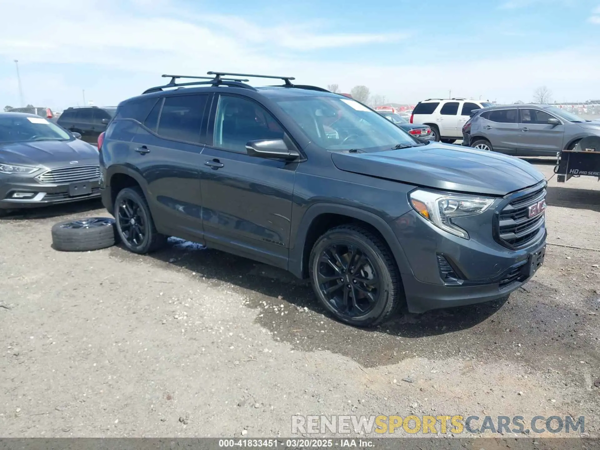 1 Photograph of a damaged car 3GKALVEX7KL358849 GMC TERRAIN 2019