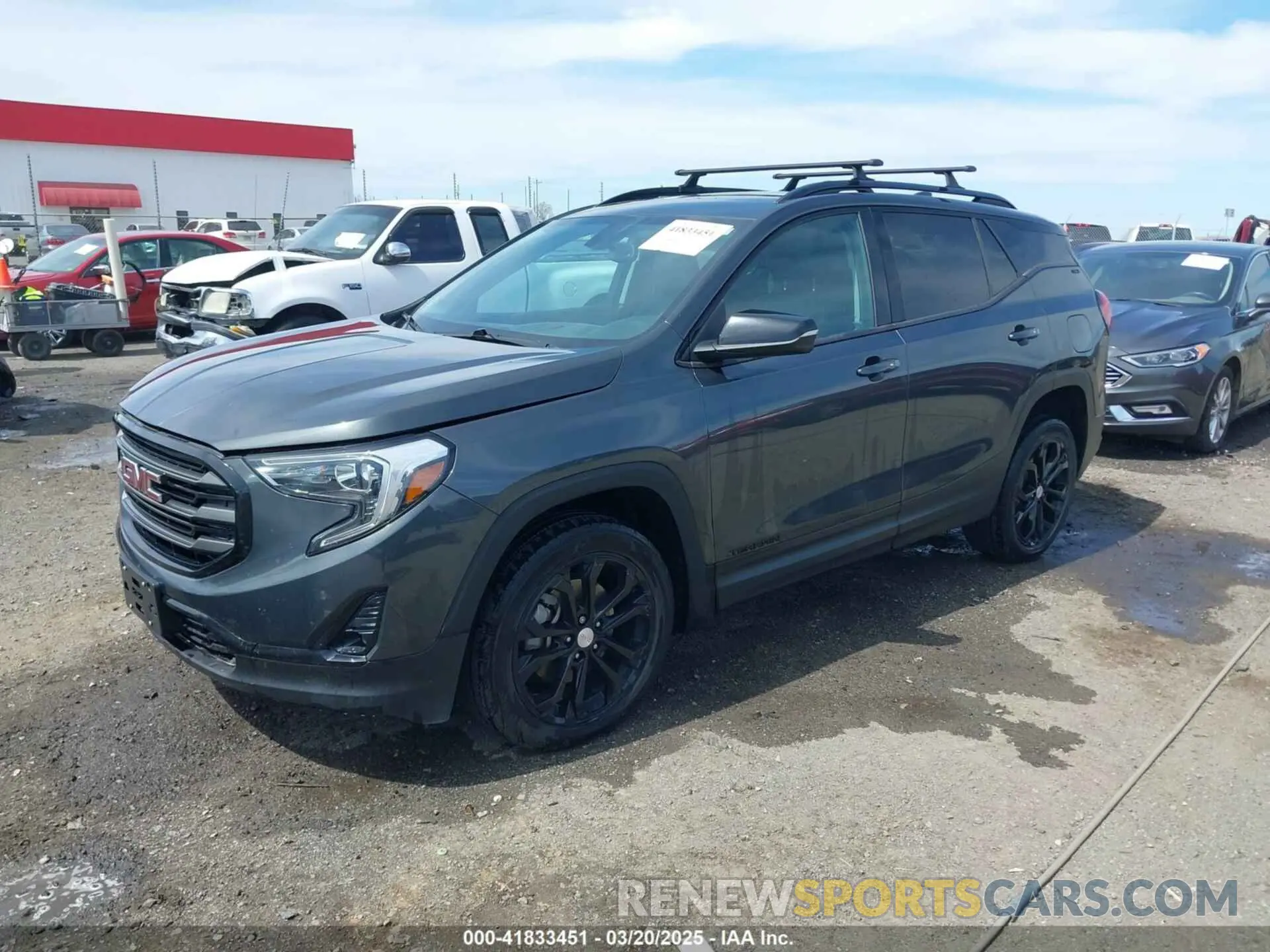 2 Photograph of a damaged car 3GKALVEX7KL358849 GMC TERRAIN 2019