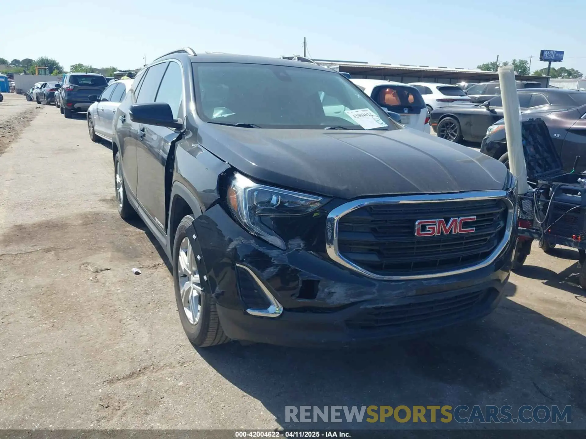 1 Photograph of a damaged car 3GKALMEV0LL200718 GMC TERRAIN 2020