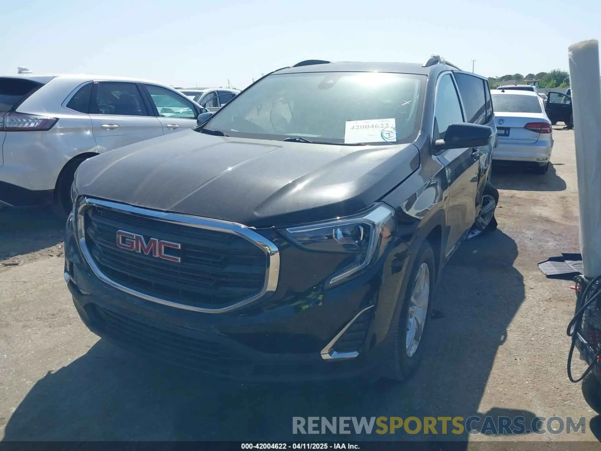 2 Photograph of a damaged car 3GKALMEV0LL200718 GMC TERRAIN 2020
