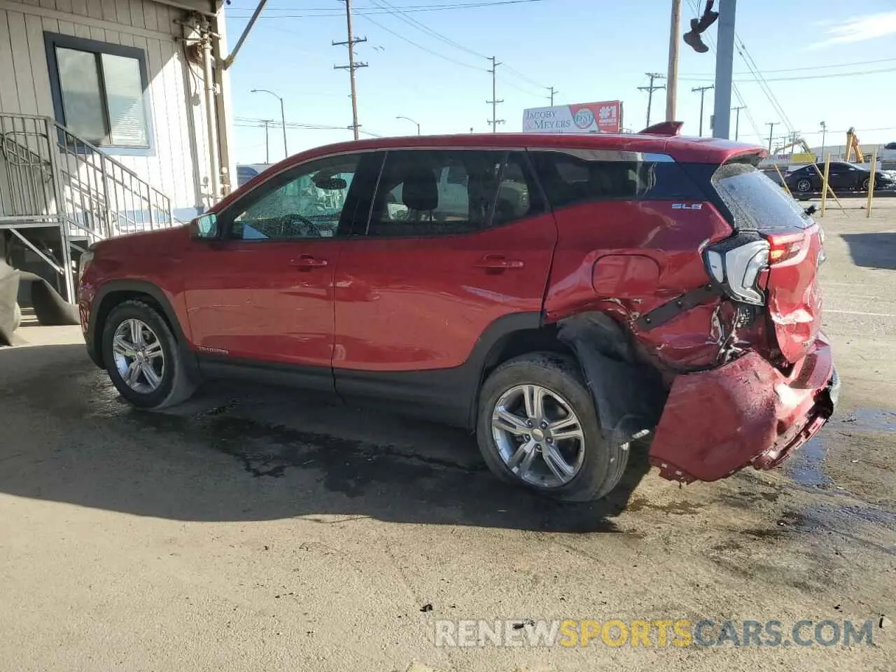2 Photograph of a damaged car 3GKALMEV0LL238207 GMC TERRAIN 2020