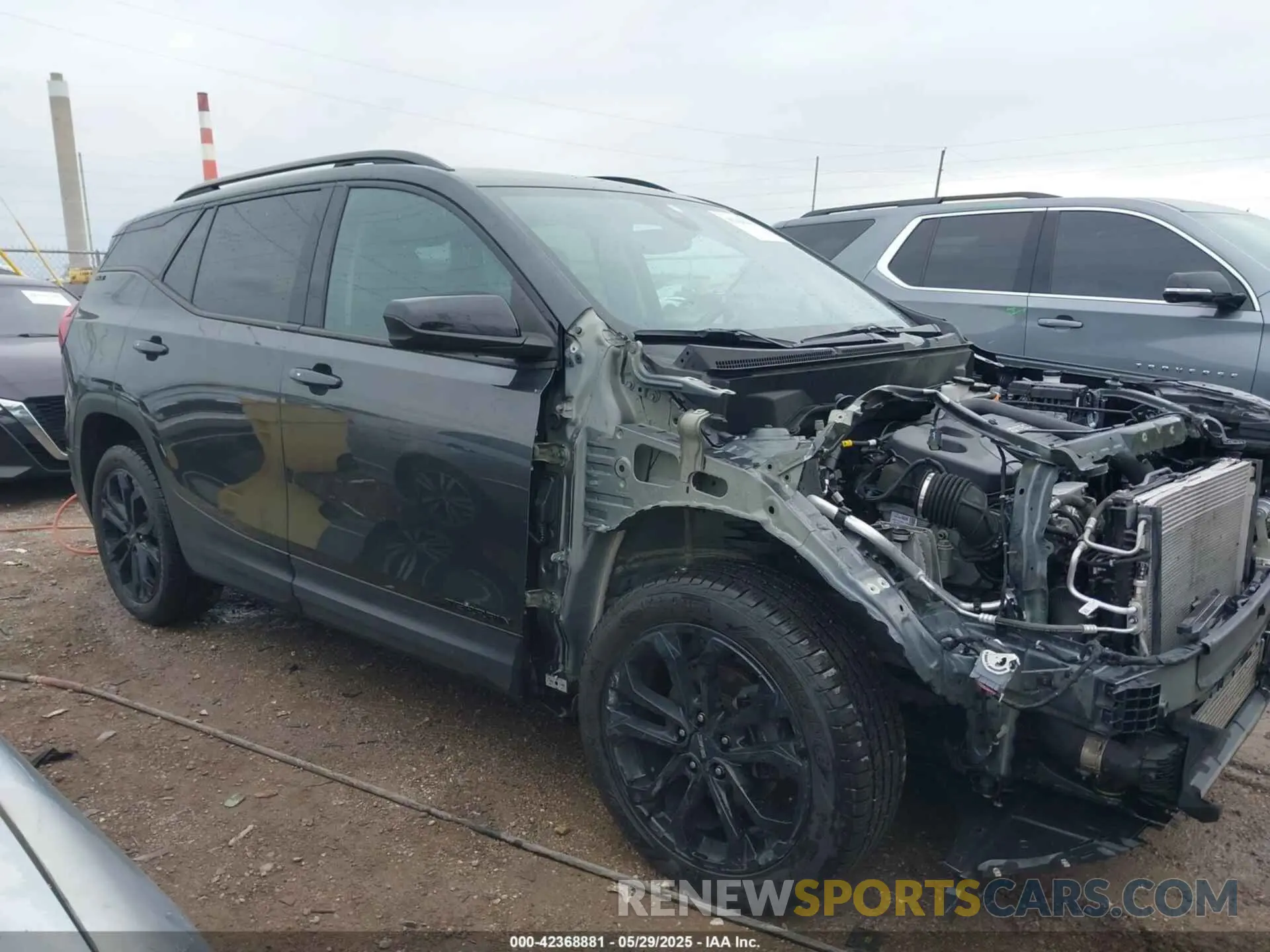 1 Photograph of a damaged car 3GKALMEV2LL211283 GMC TERRAIN 2020