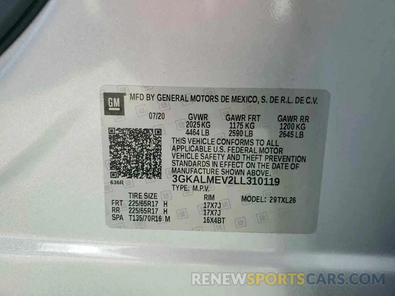 13 Фотография поврежденного автомобиля 3GKALMEV2LL310119 GMC TERRAIN 2020