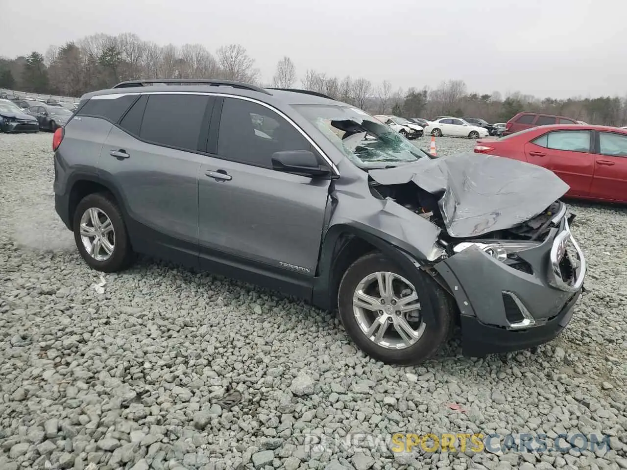 4 Фотография поврежденного автомобиля 3GKALMEV2LL334484 GMC TERRAIN 2020