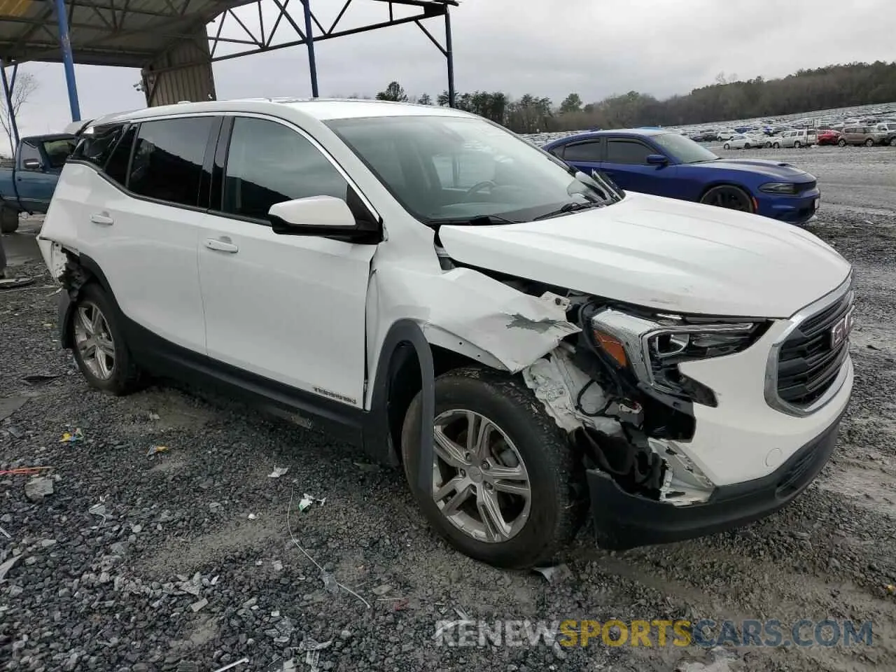 4 Фотография поврежденного автомобиля 3GKALMEV3LL273033 GMC TERRAIN 2020