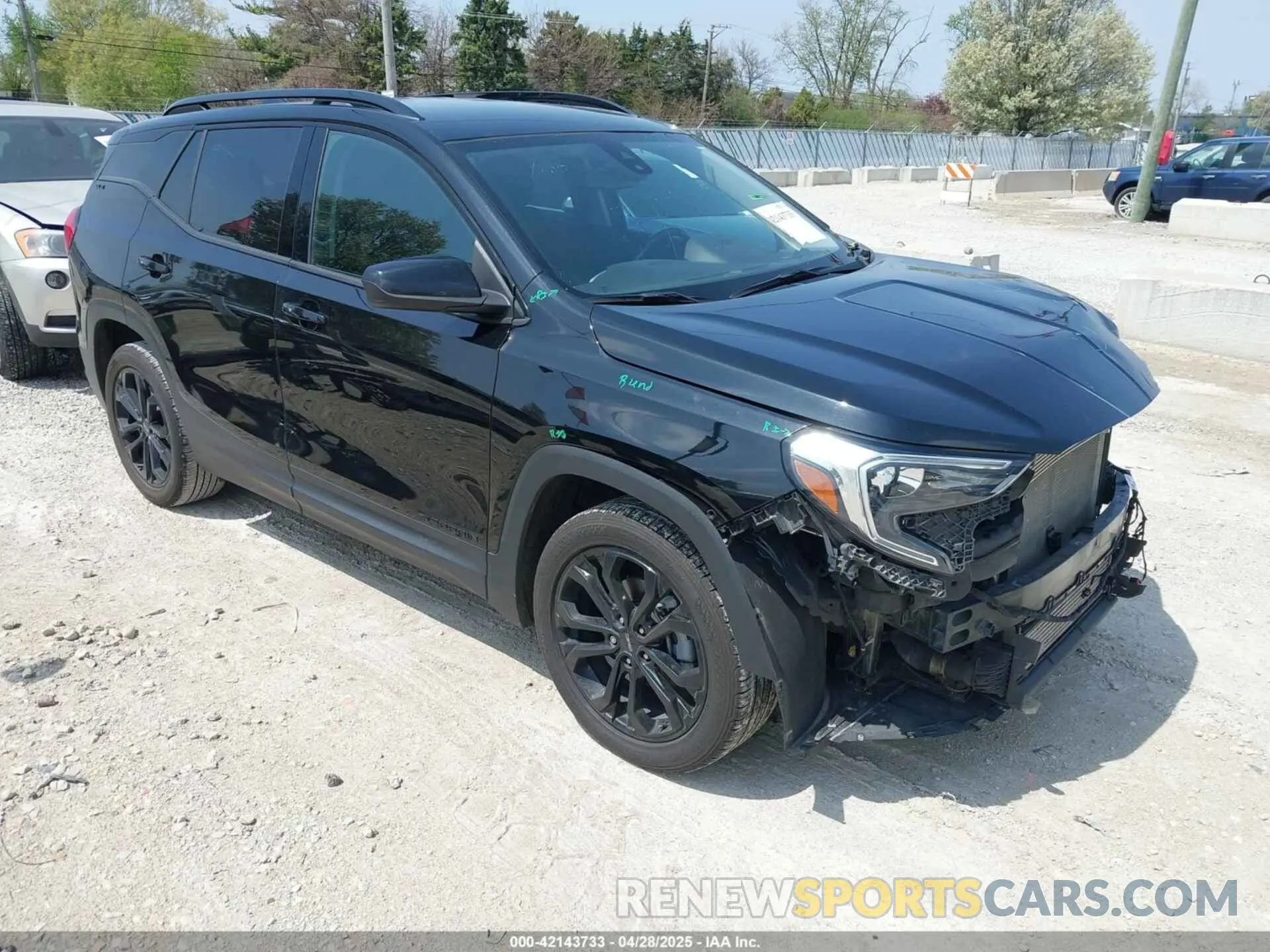 1 Фотография поврежденного автомобиля 3GKALMEV4LL174737 GMC TERRAIN 2020
