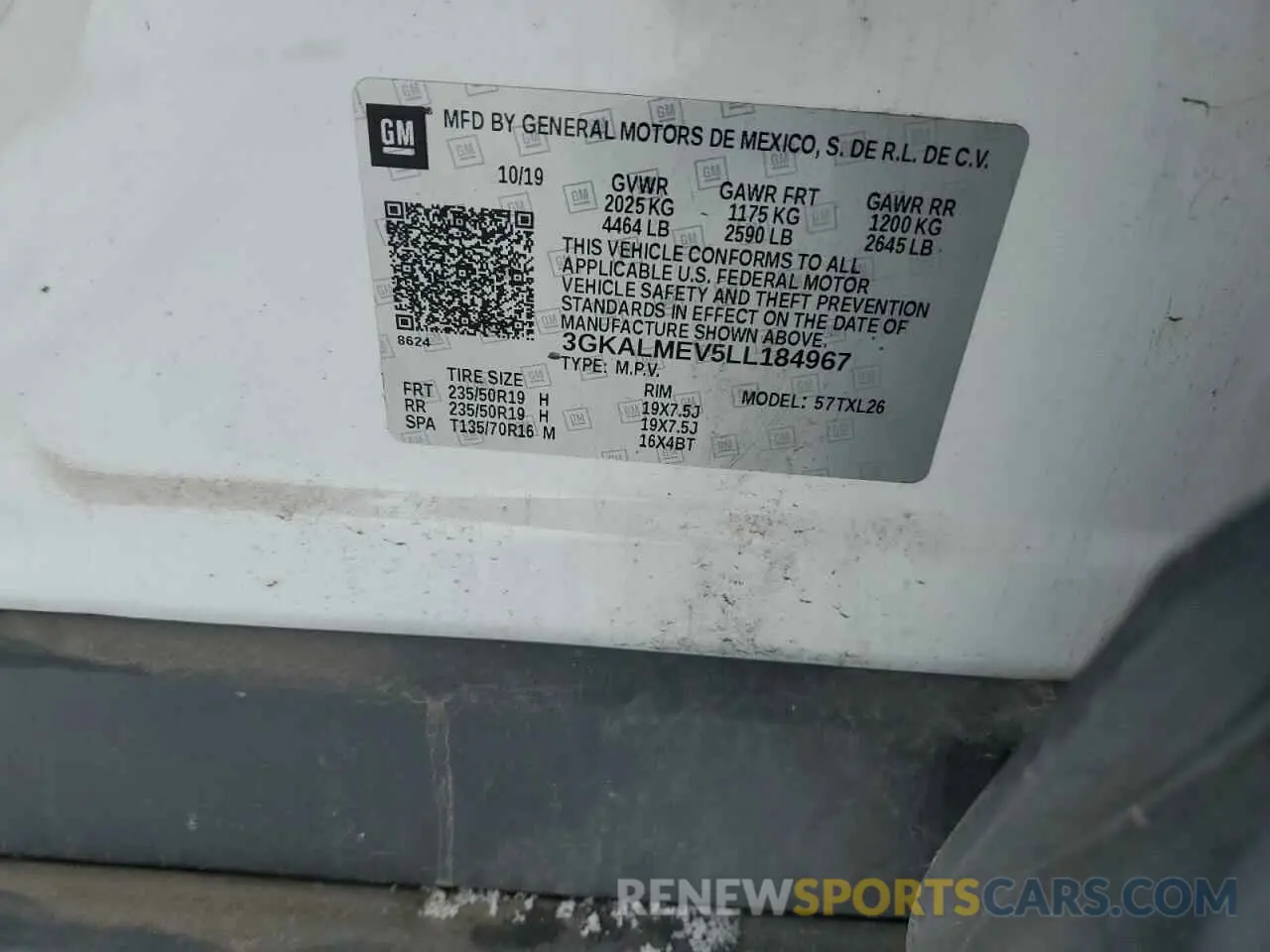 13 Фотография поврежденного автомобиля 3GKALMEV5LL184967 GMC TERRAIN 2020
