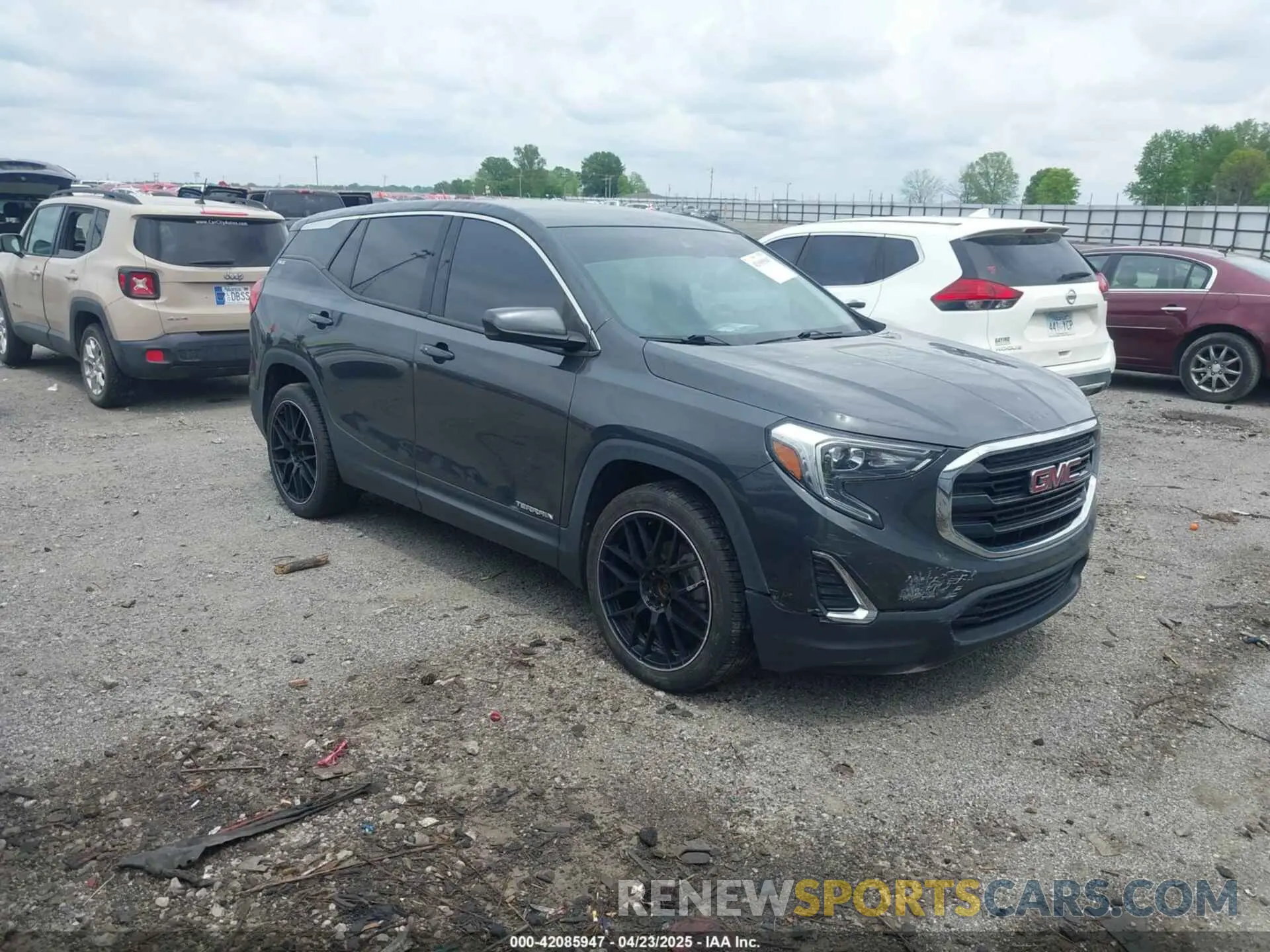 1 Photograph of a damaged car 3GKALMEV5LL195418 GMC TERRAIN 2020