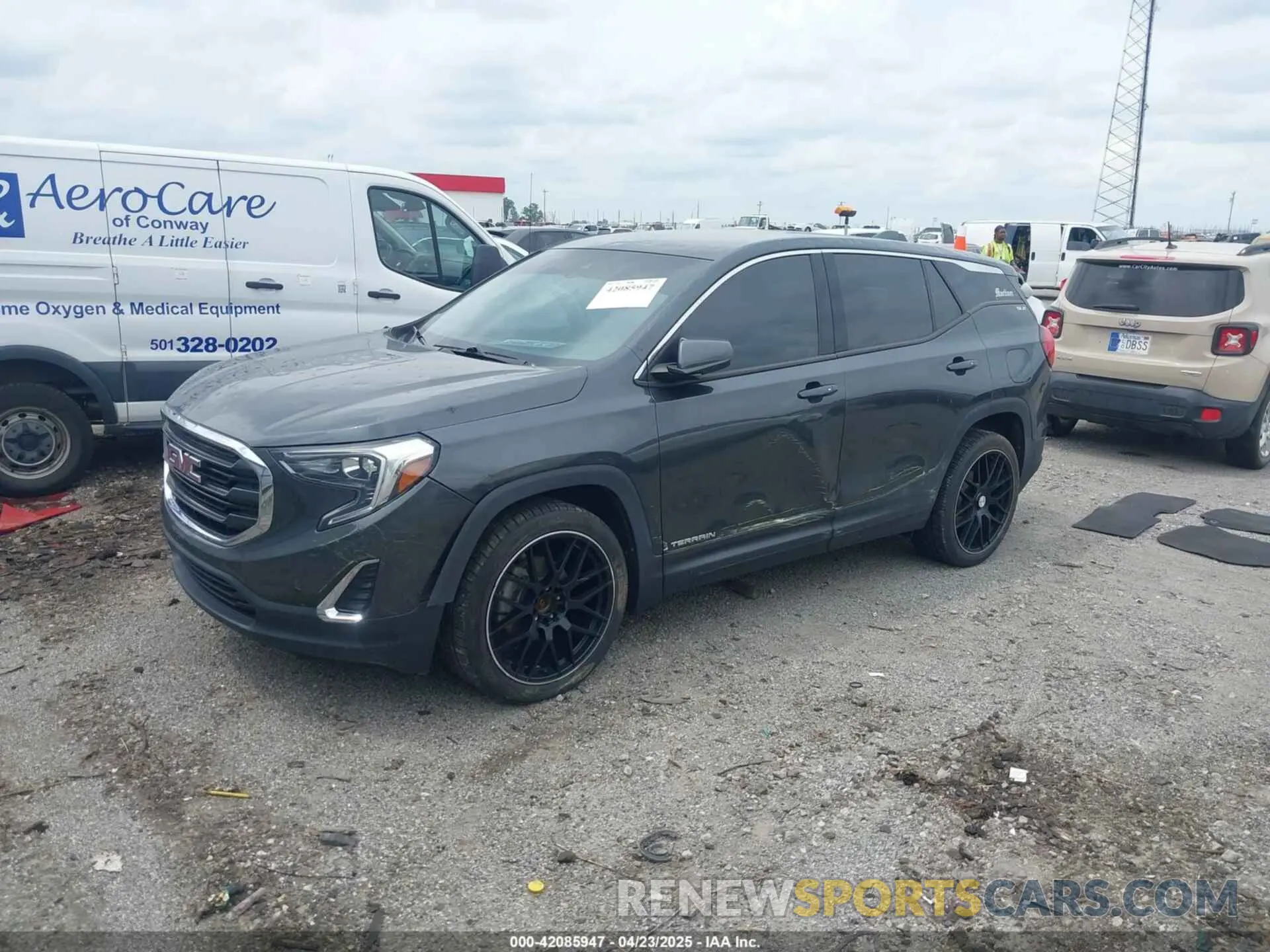 2 Photograph of a damaged car 3GKALMEV5LL195418 GMC TERRAIN 2020