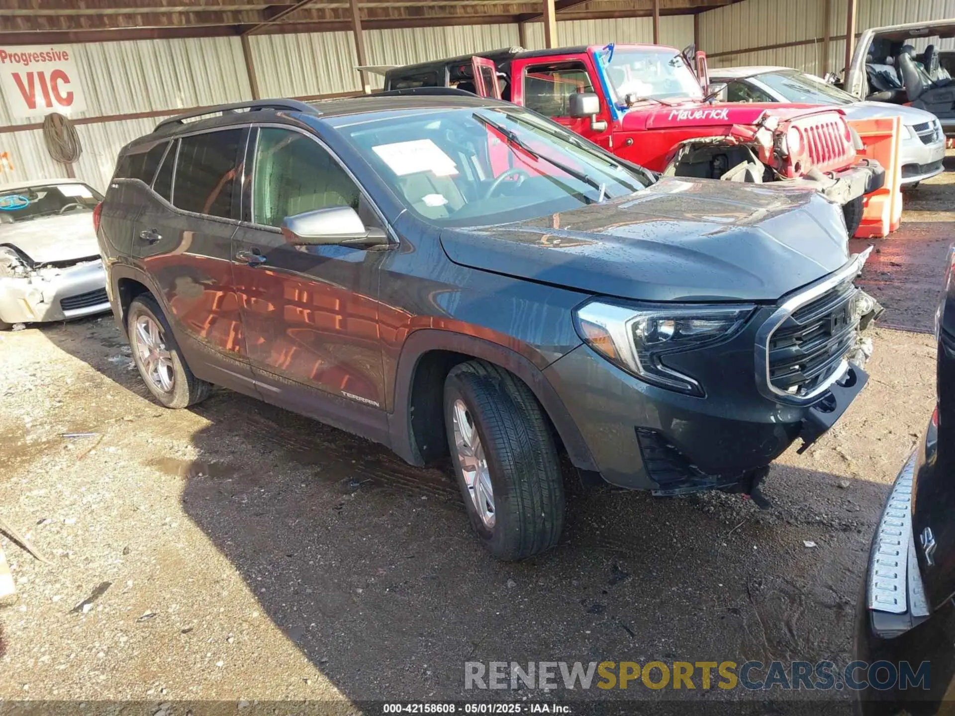 1 Photograph of a damaged car 3GKALMEV5LL231351 GMC TERRAIN 2020