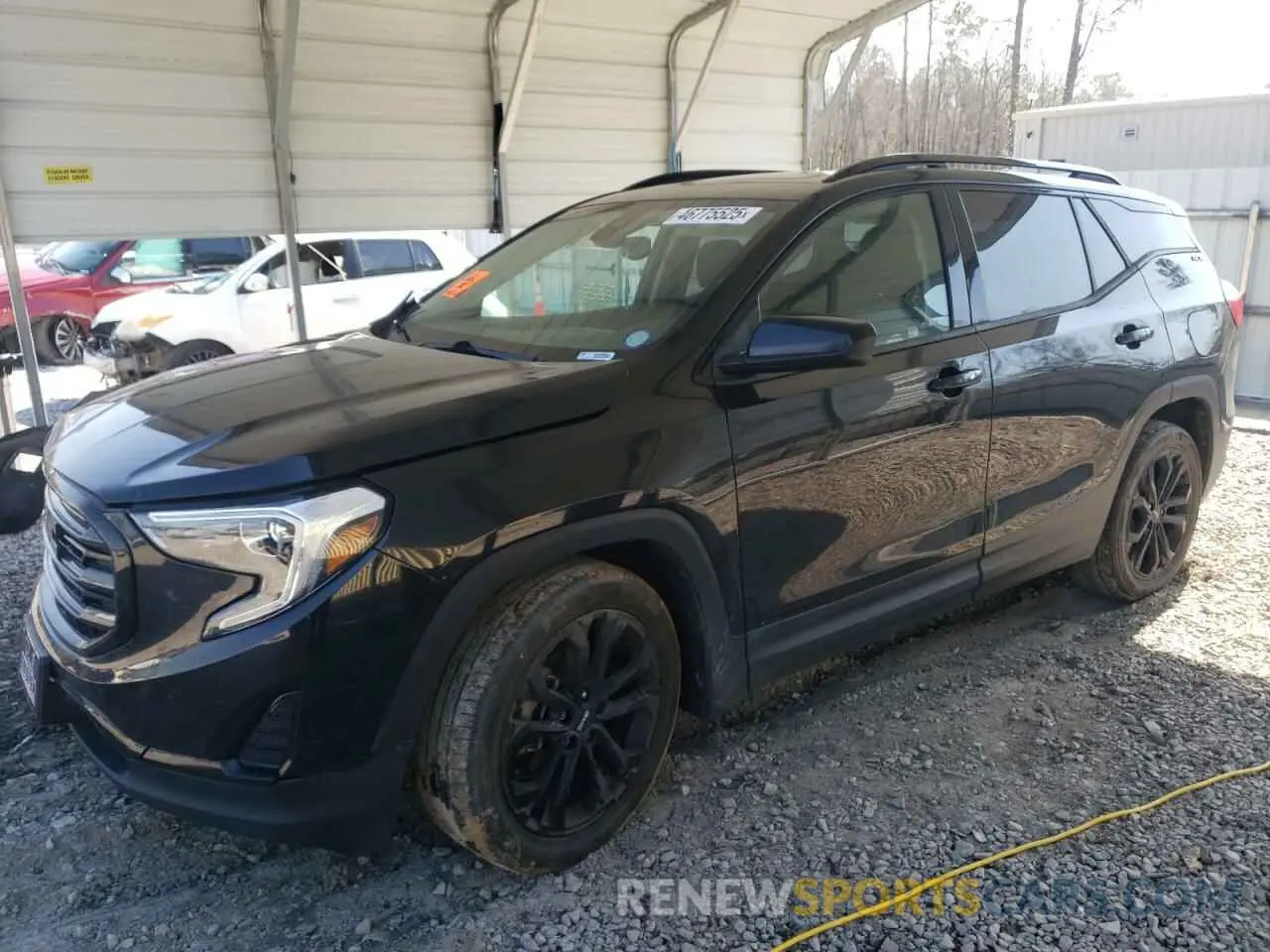 1 Photograph of a damaged car 3GKALMEV6LL280509 GMC TERRAIN 2020