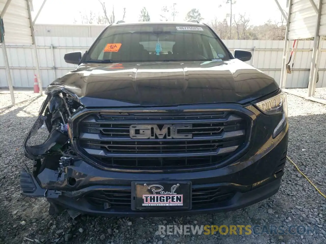 5 Photograph of a damaged car 3GKALMEV6LL280509 GMC TERRAIN 2020