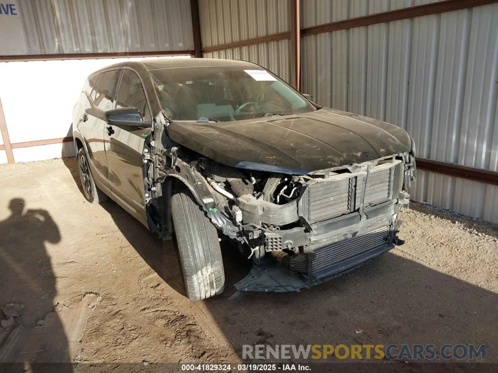 1 Photograph of a damaged car 3GKALMEV6LL296032 GMC TERRAIN 2020