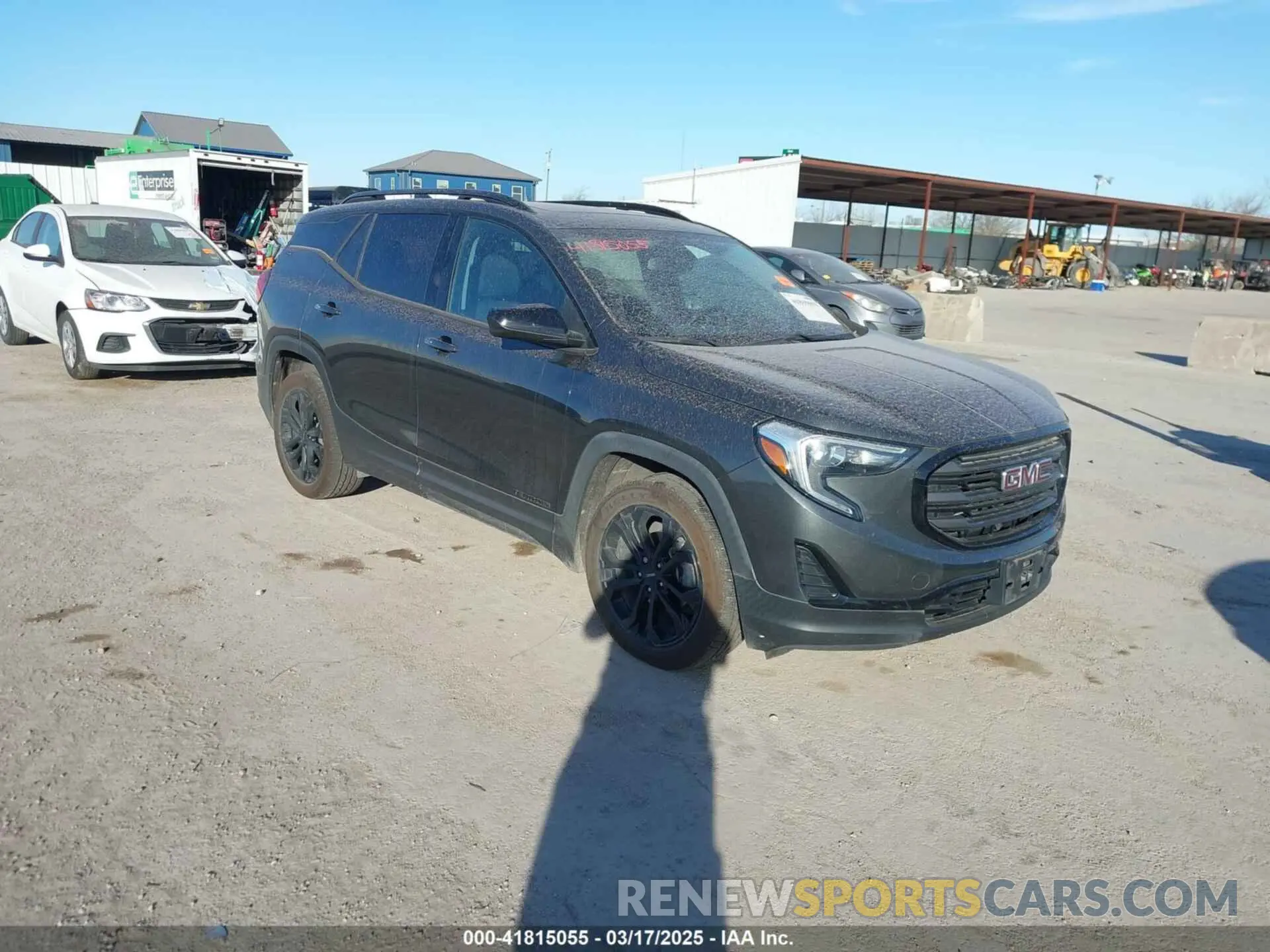 1 Photograph of a damaged car 3GKALMEV7LL142753 GMC TERRAIN 2020