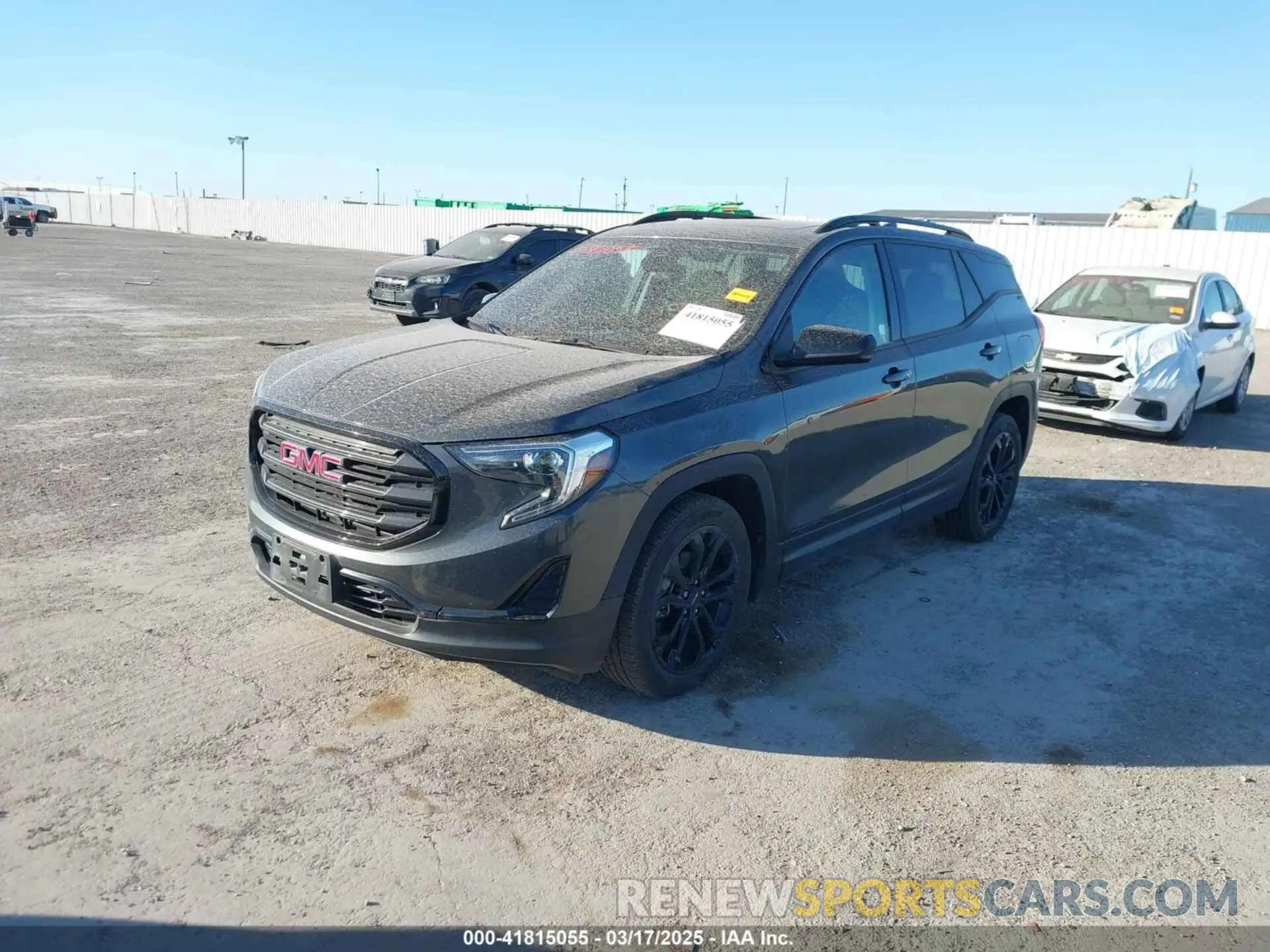 2 Photograph of a damaged car 3GKALMEV7LL142753 GMC TERRAIN 2020