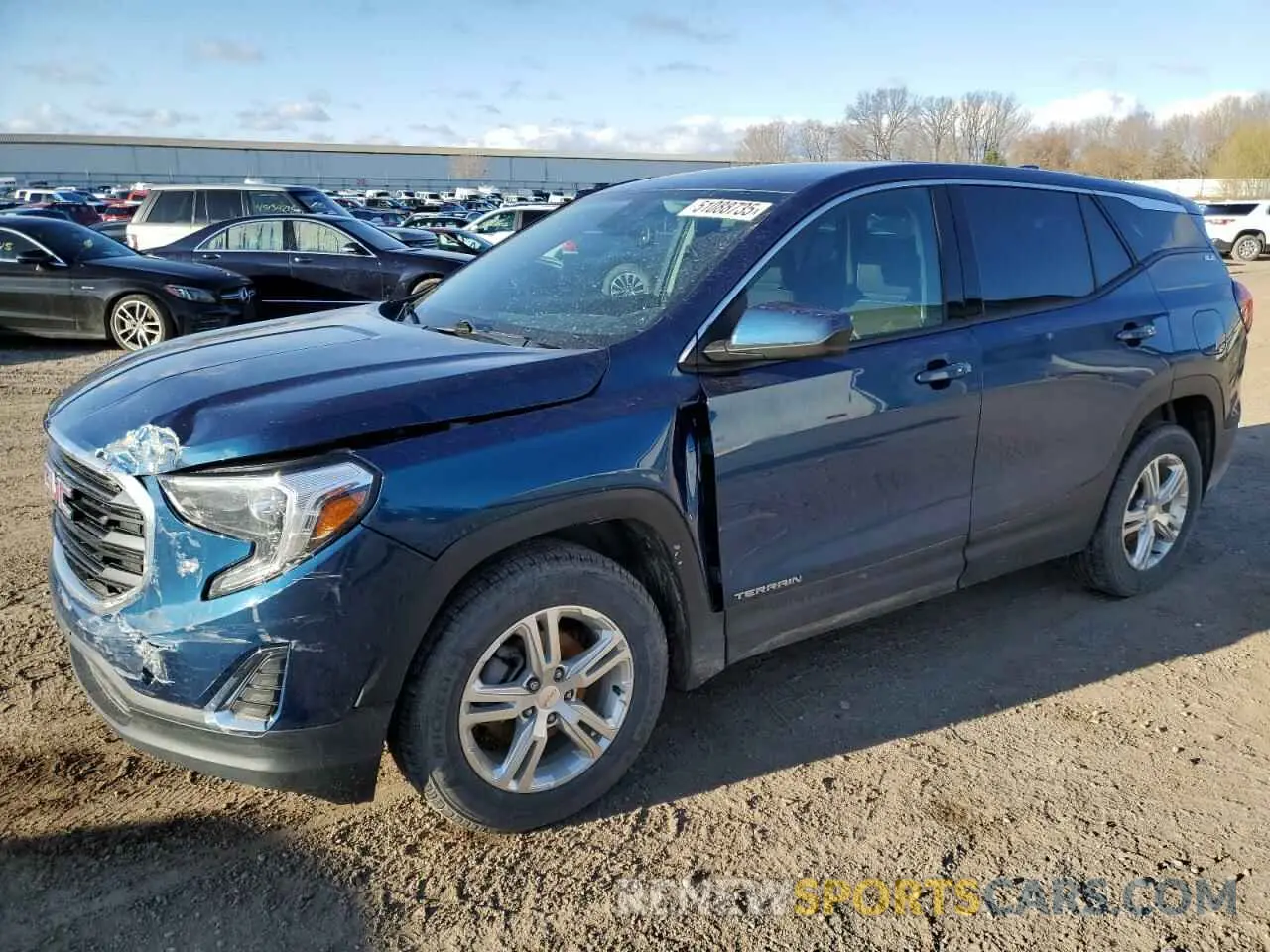 1 Photograph of a damaged car 3GKALMEV7LL173761 GMC TERRAIN 2020