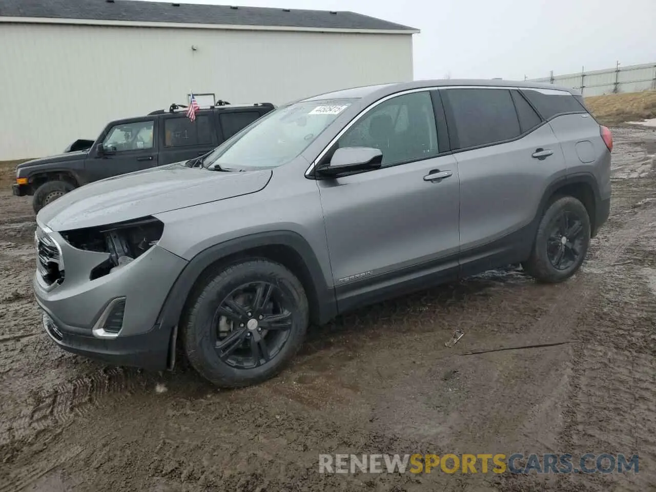 1 Photograph of a damaged car 3GKALMEV7LL180516 GMC TERRAIN 2020