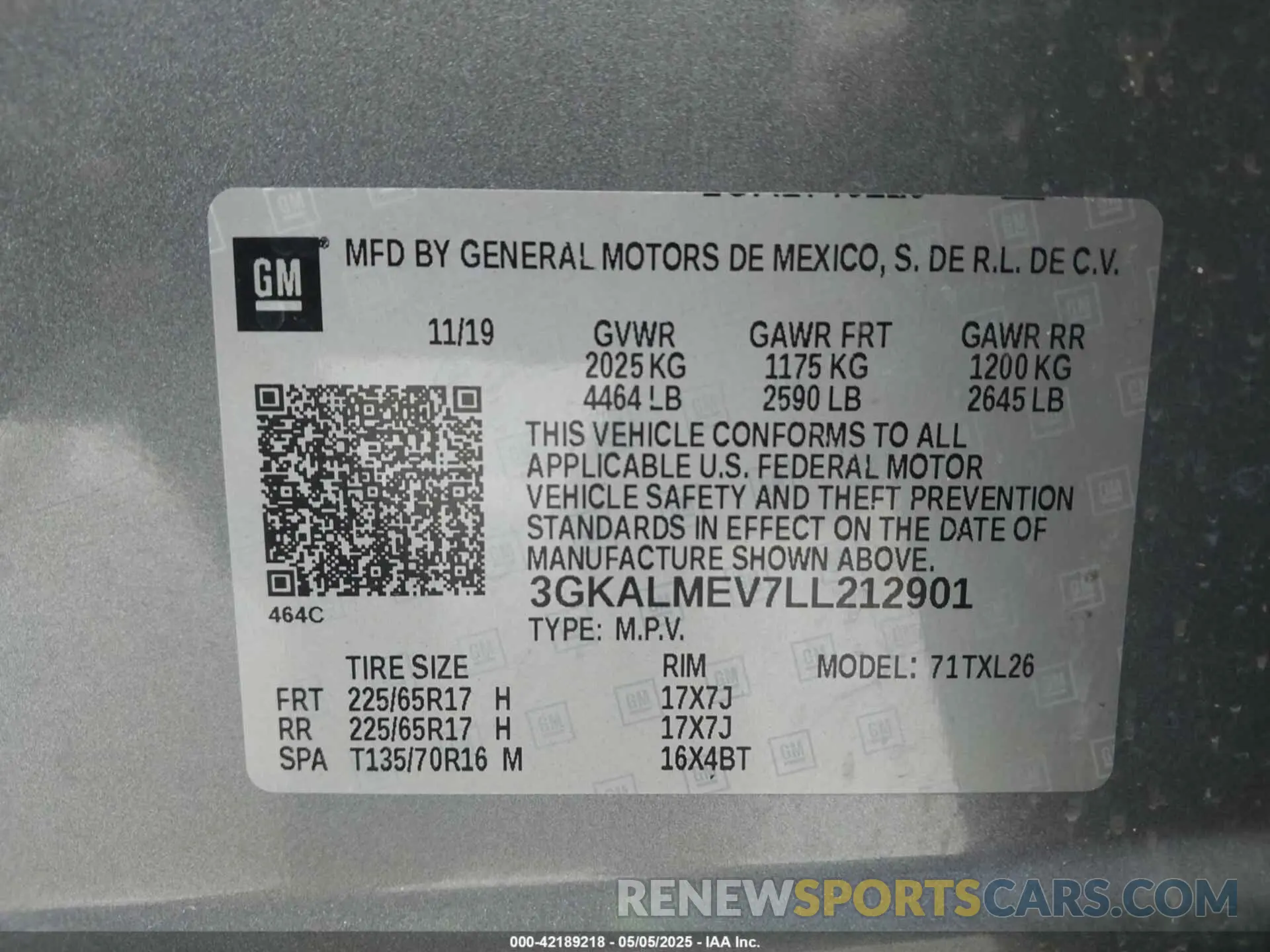9 Photograph of a damaged car 3GKALMEV7LL212901 GMC TERRAIN 2020