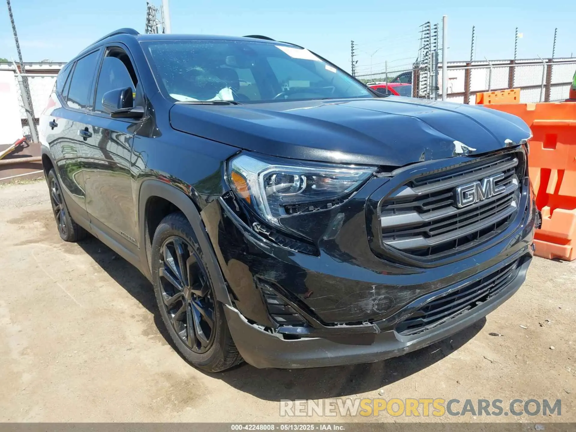 1 Photograph of a damaged car 3GKALMEV7LL261726 GMC TERRAIN 2020