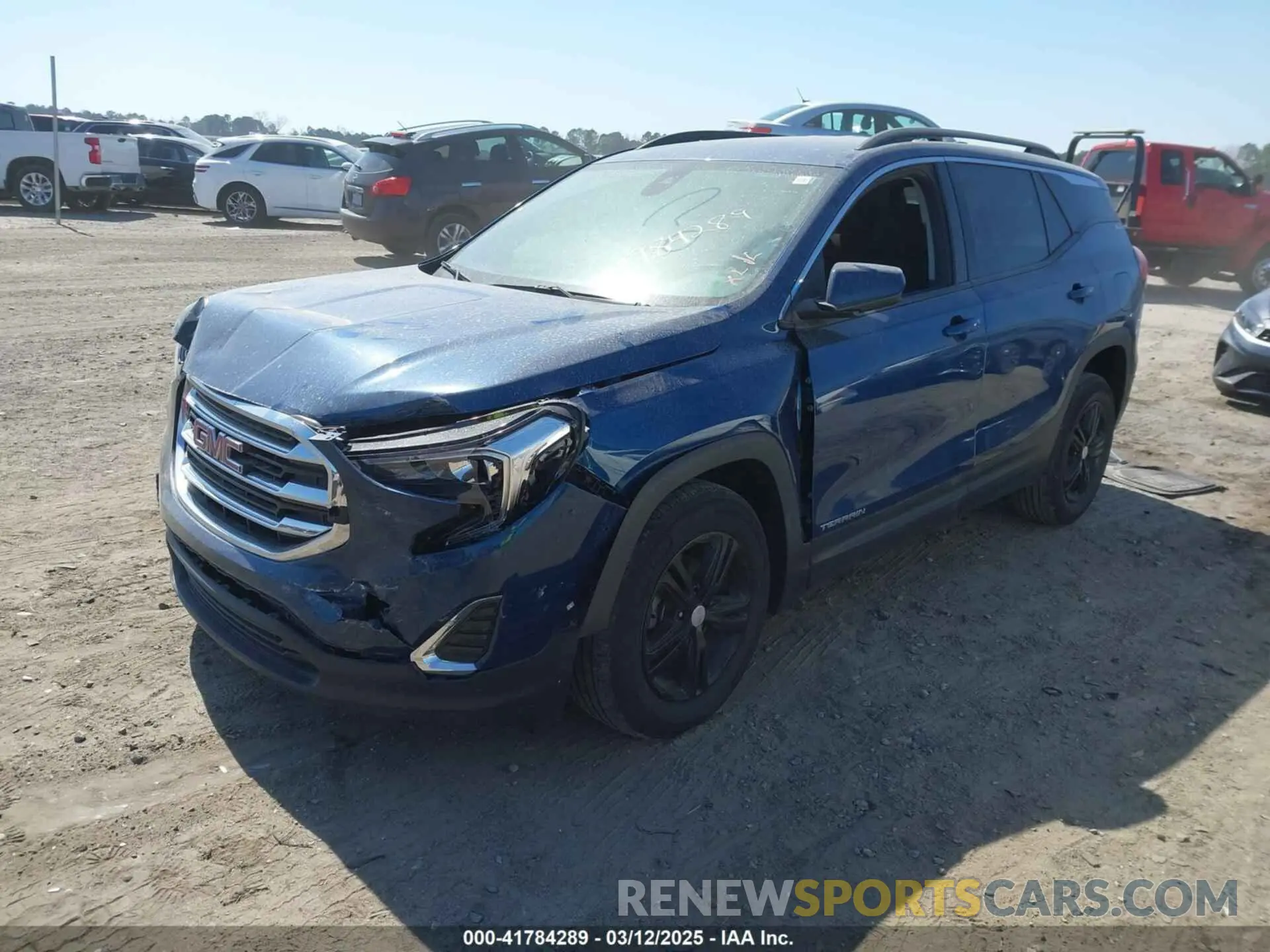 2 Photograph of a damaged car 3GKALMEV7LL306955 GMC TERRAIN 2020