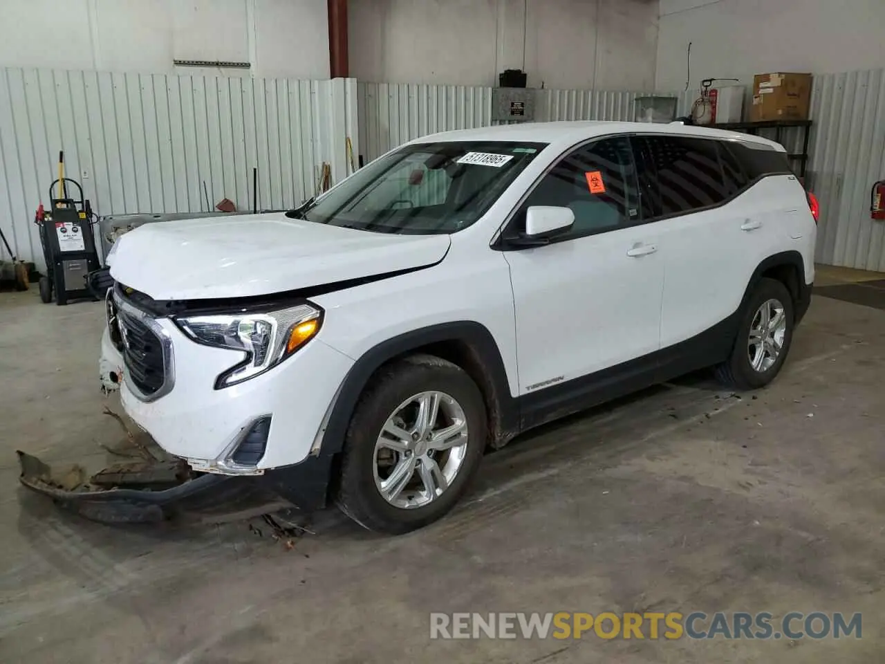 1 Photograph of a damaged car 3GKALMEV8LL200840 GMC TERRAIN 2020