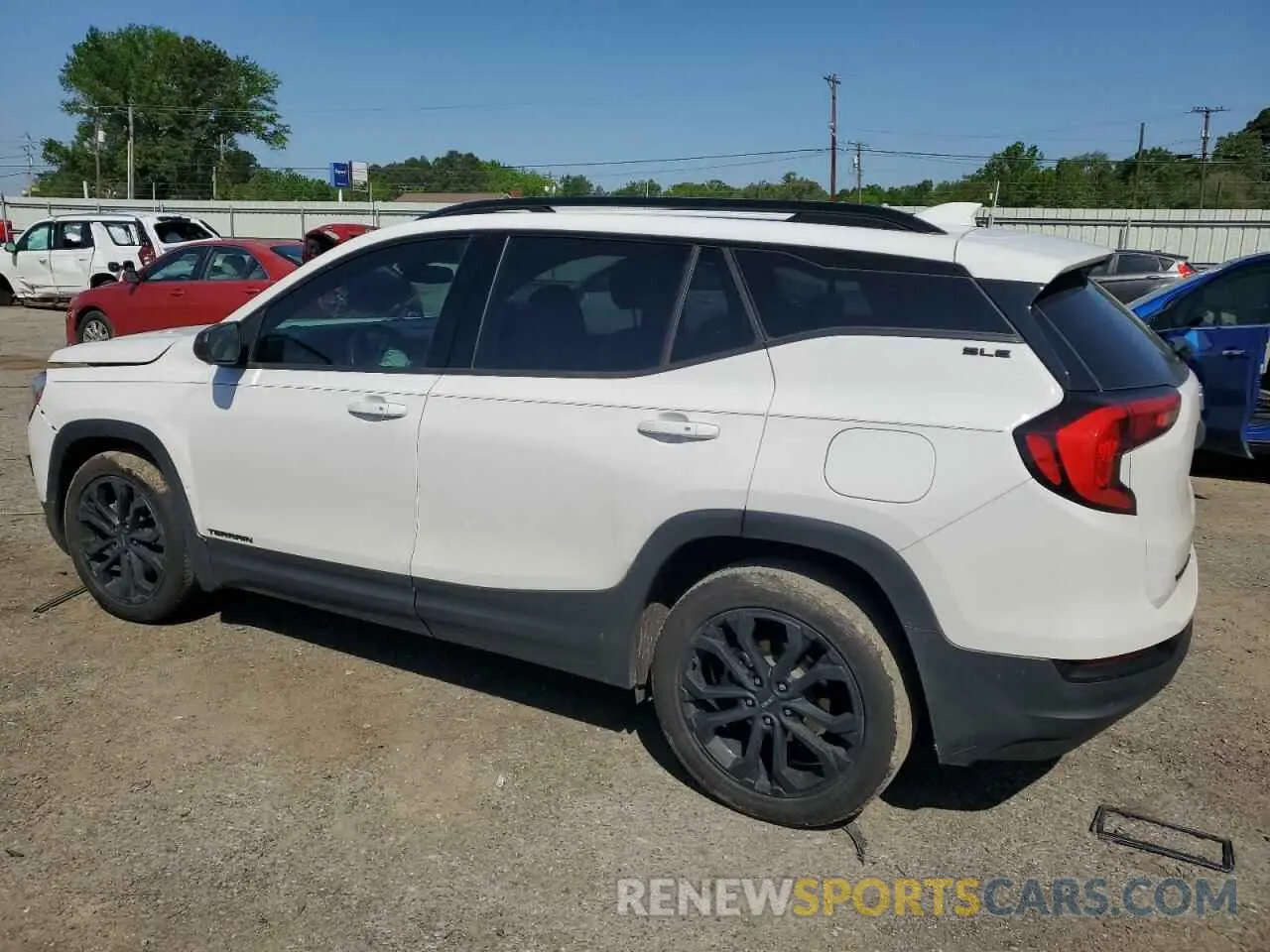 2 Photograph of a damaged car 3GKALMEV8LL204371 GMC TERRAIN 2020