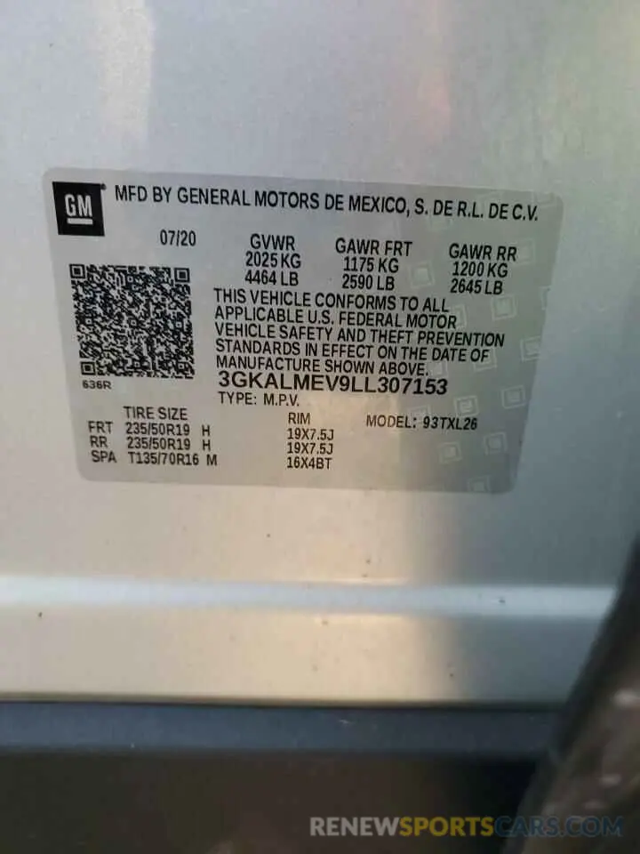 13 Фотография поврежденного автомобиля 3GKALMEV9LL307153 GMC TERRAIN 2020