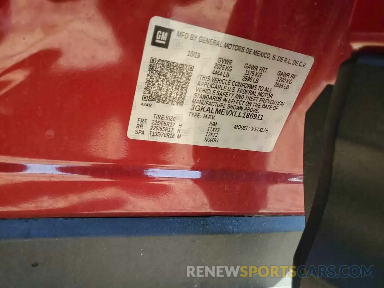 13 Фотография поврежденного автомобиля 3GKALMEVXLL186911 GMC TERRAIN 2020