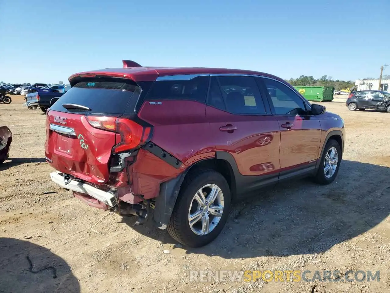 3 Фотография поврежденного автомобиля 3GKALMEVXLL186911 GMC TERRAIN 2020
