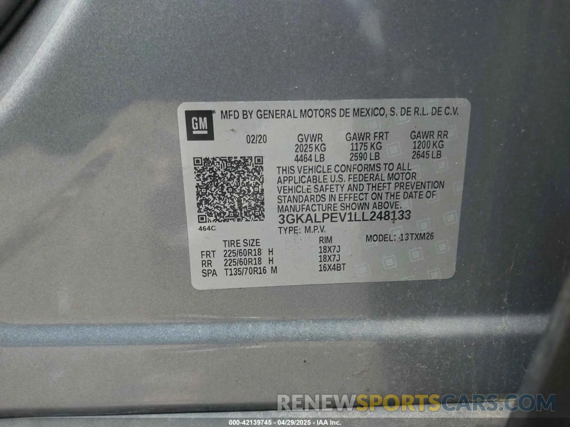 9 Фотография поврежденного автомобиля 3GKALPEV1LL248133 GMC TERRAIN 2020