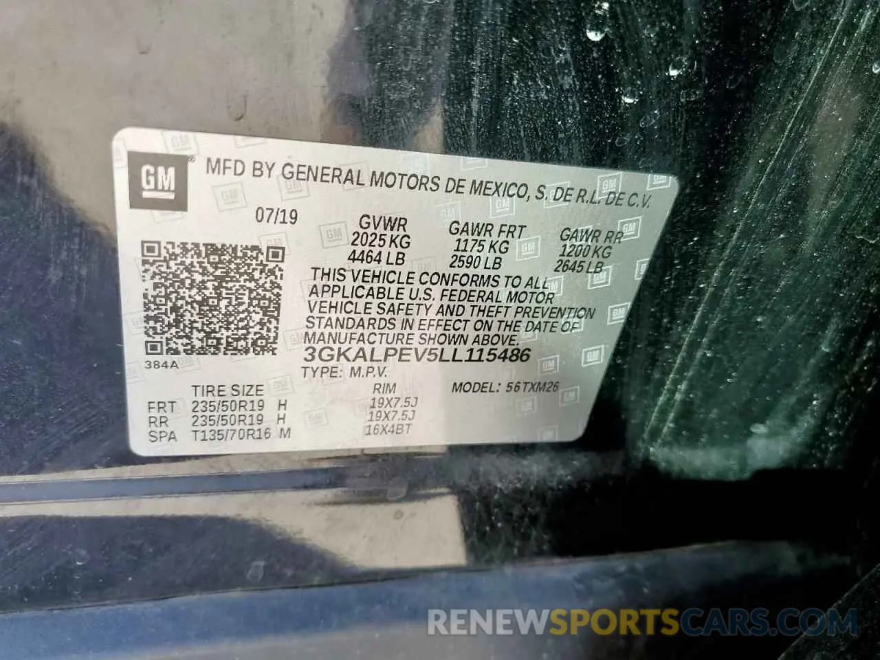 12 Photograph of a damaged car 3GKALPEV5LL115486 GMC TERRAIN 2020