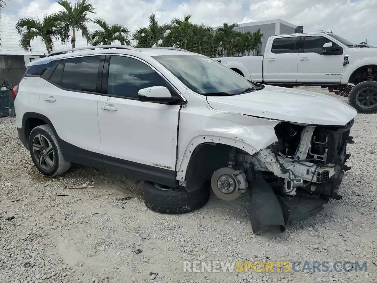 4 Photograph of a damaged car 3GKALPEVXLL167311 GMC TERRAIN 2020