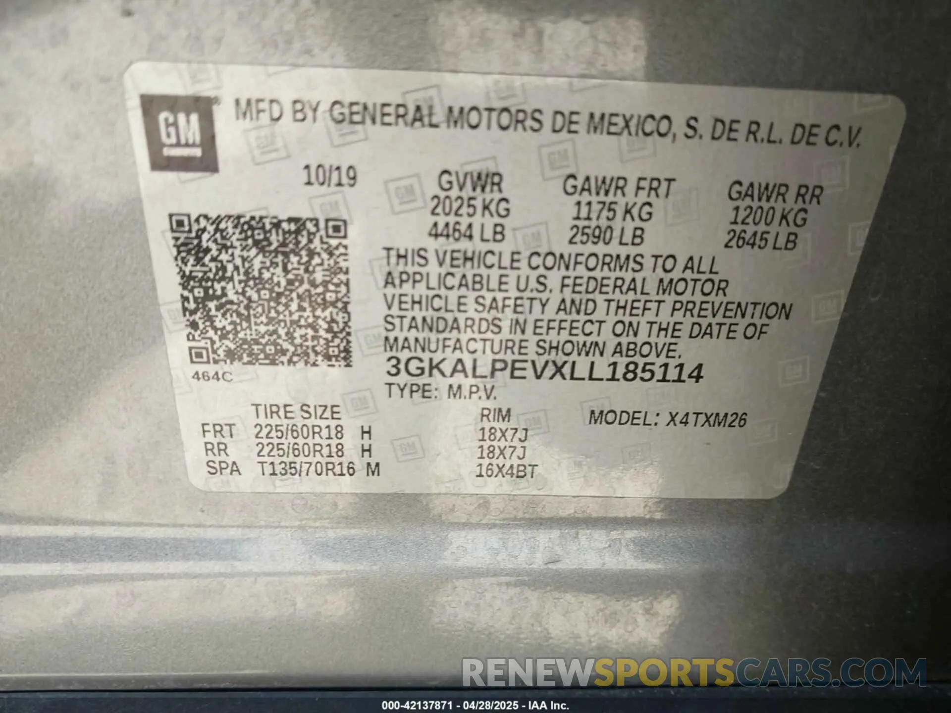9 Фотография поврежденного автомобиля 3GKALPEVXLL185114 GMC TERRAIN 2020