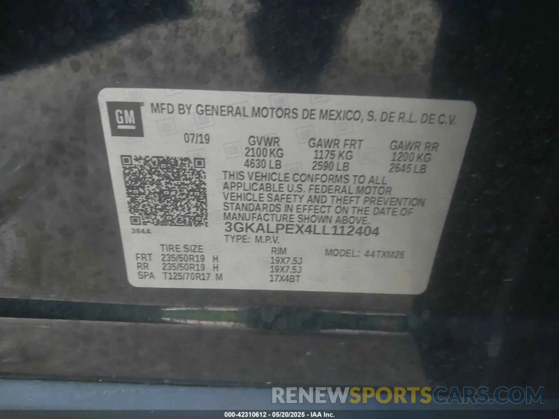 9 Фотография поврежденного автомобиля 3GKALPEX4LL112404 GMC TERRAIN 2020