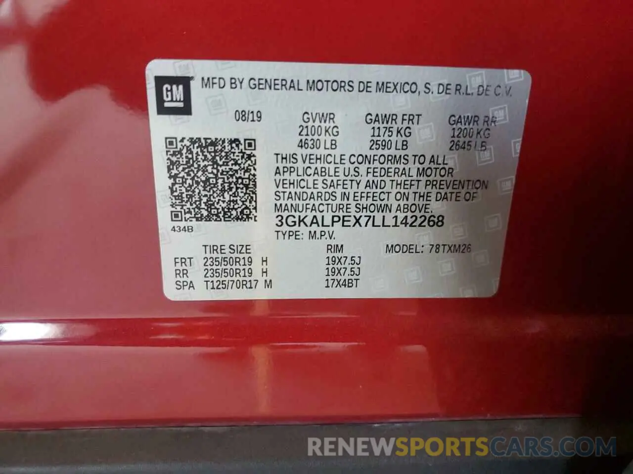 14 Фотография поврежденного автомобиля 3GKALPEX7LL142268 GMC TERRAIN 2020