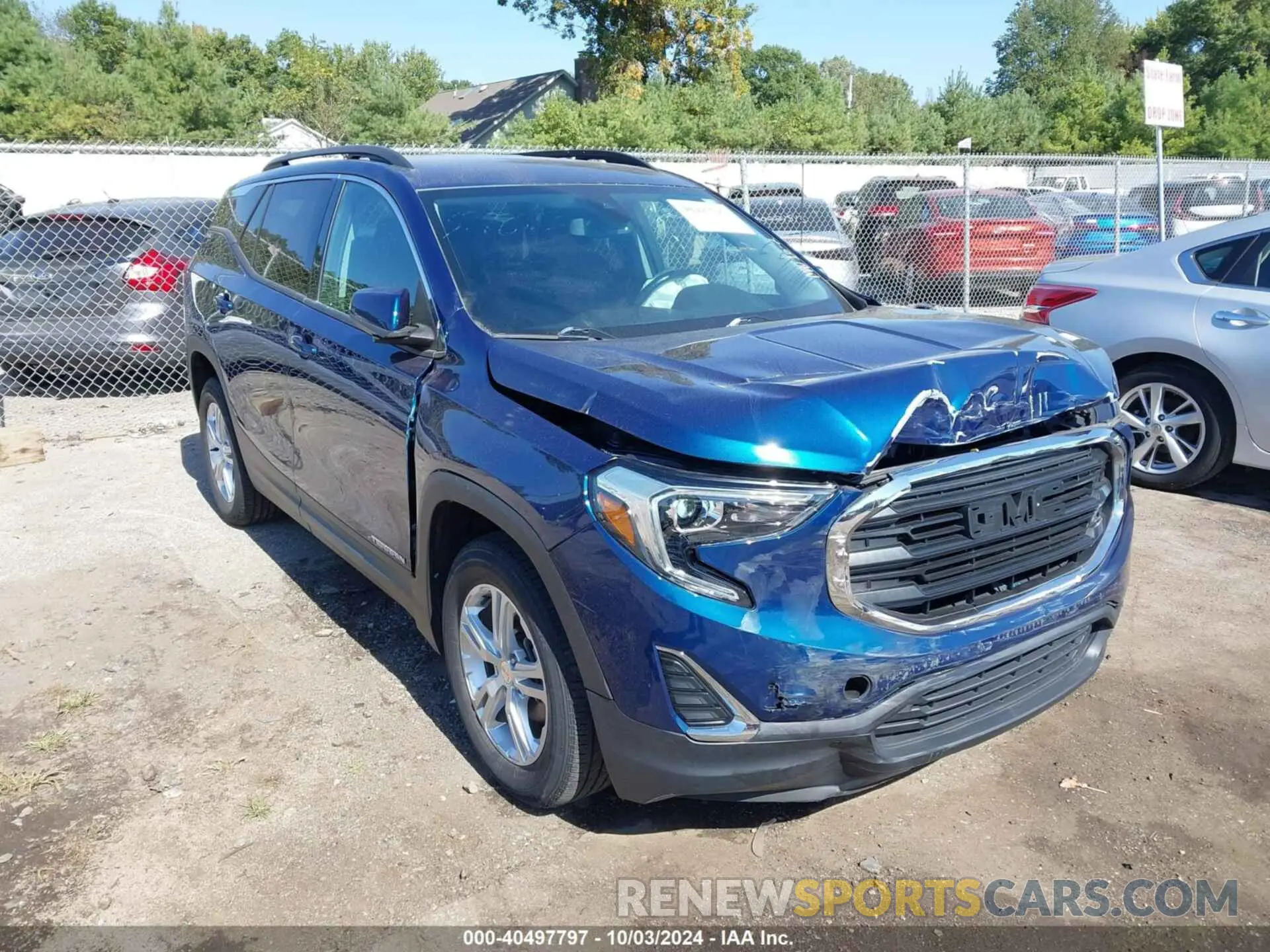 1 Photograph of a damaged car 3GKALTEV3LL192964 GMC TERRAIN 2020