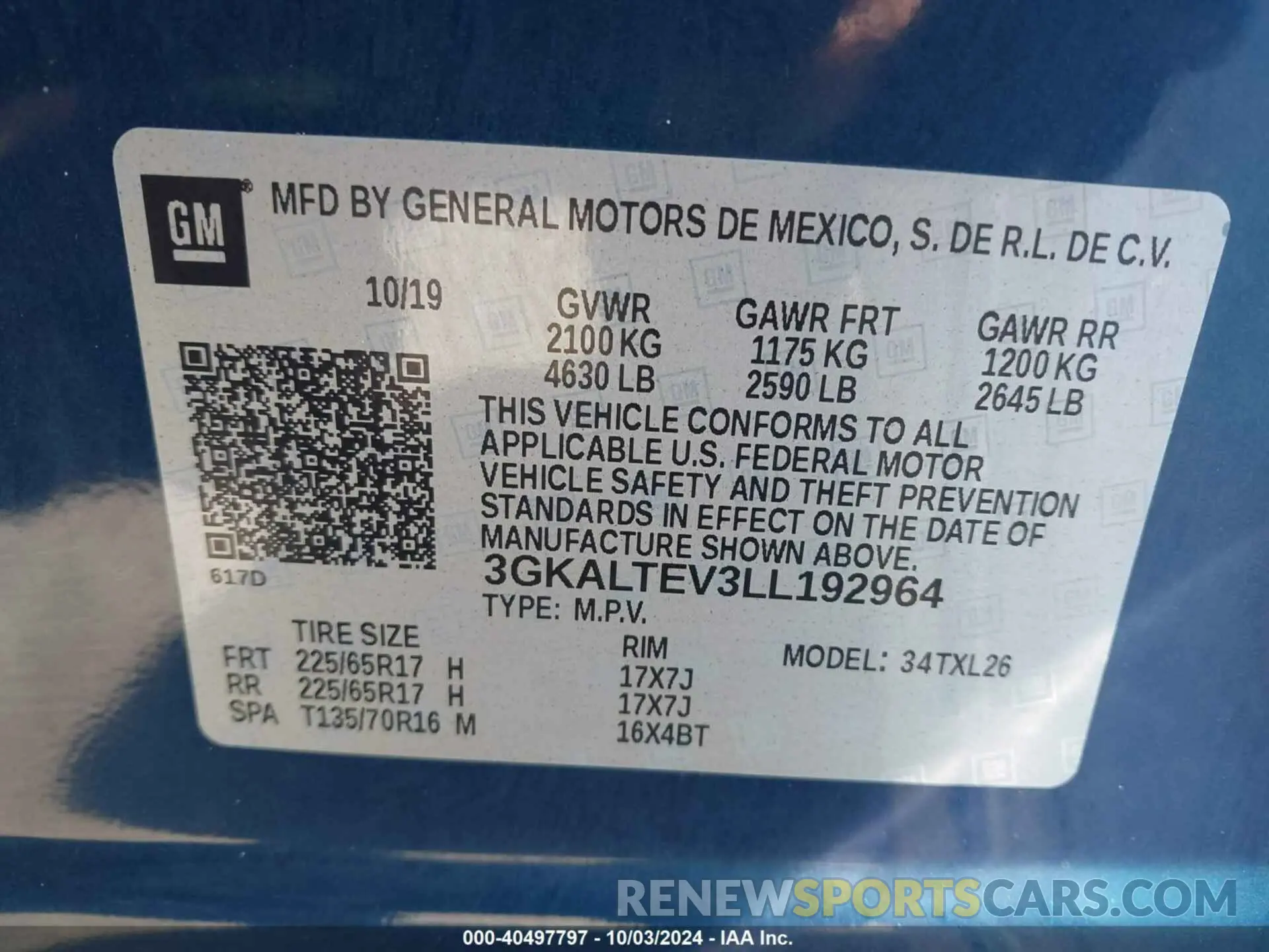 9 Photograph of a damaged car 3GKALTEV3LL192964 GMC TERRAIN 2020