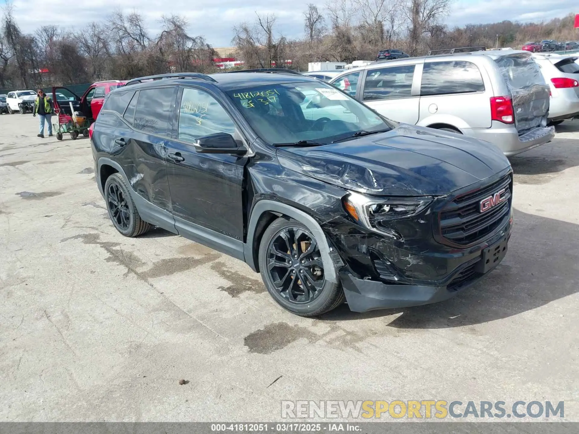 1 Photograph of a damaged car 3GKALTEV6LL232566 GMC TERRAIN 2020