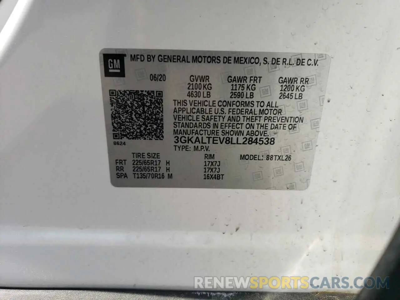 13 Фотография поврежденного автомобиля 3GKALTEV8LL284538 GMC TERRAIN 2020