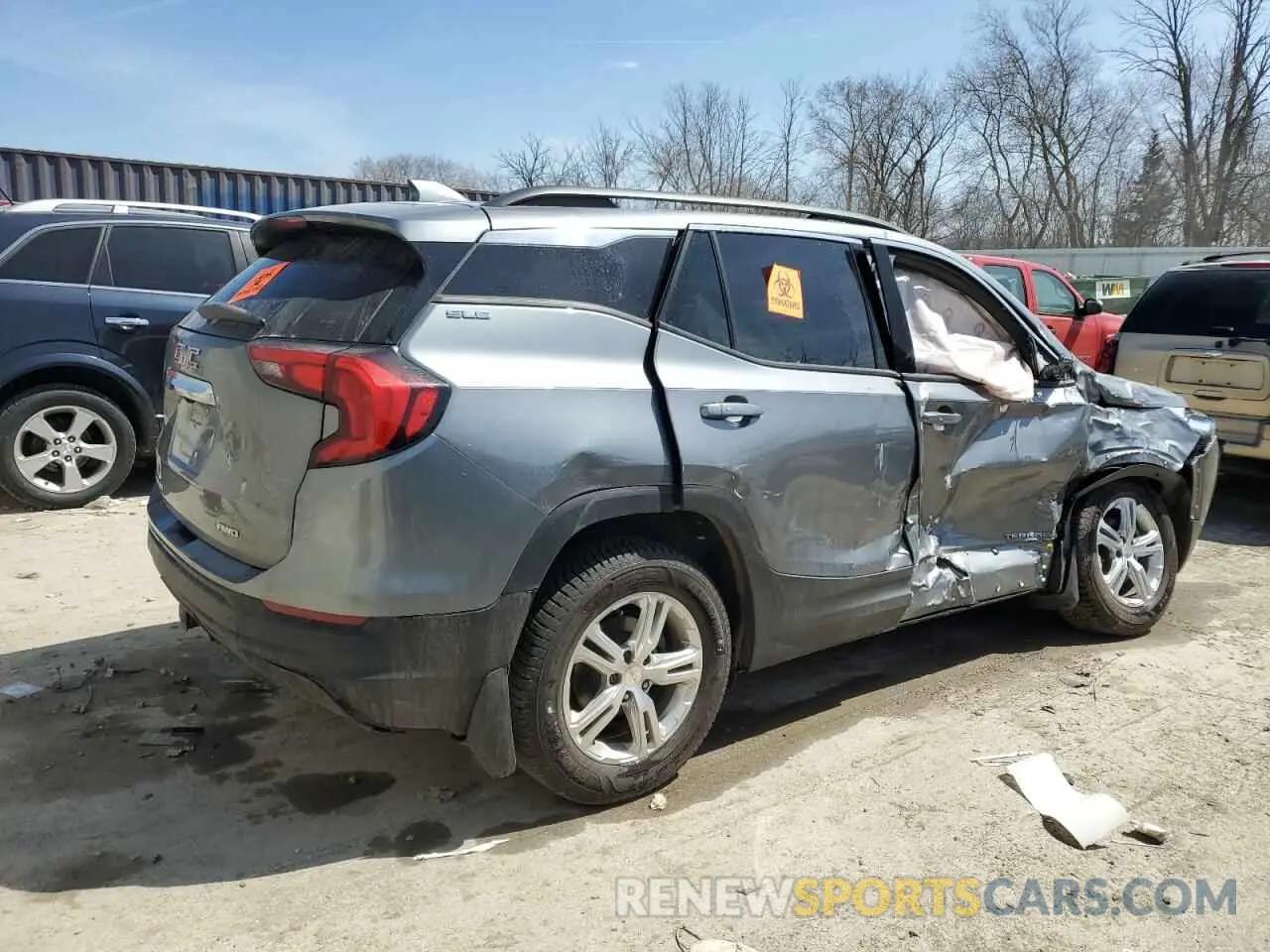 3 Фотография поврежденного автомобиля 3GKALTEV9LL205748 GMC TERRAIN 2020