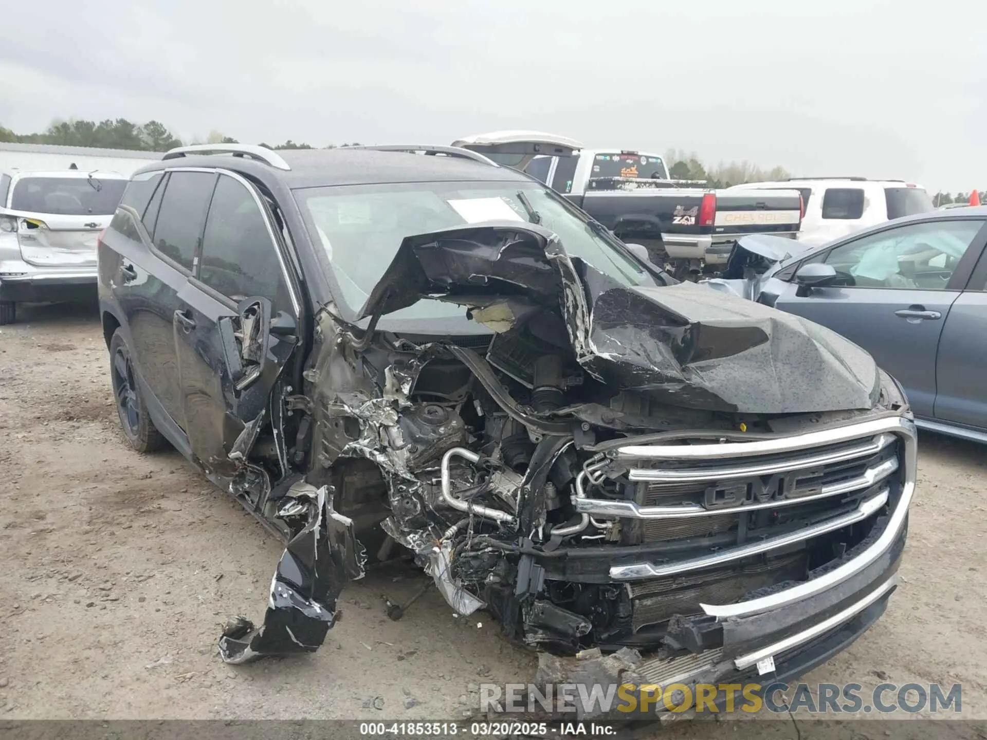 1 Photograph of a damaged car 3GKALVEV0LL277756 GMC TERRAIN 2020