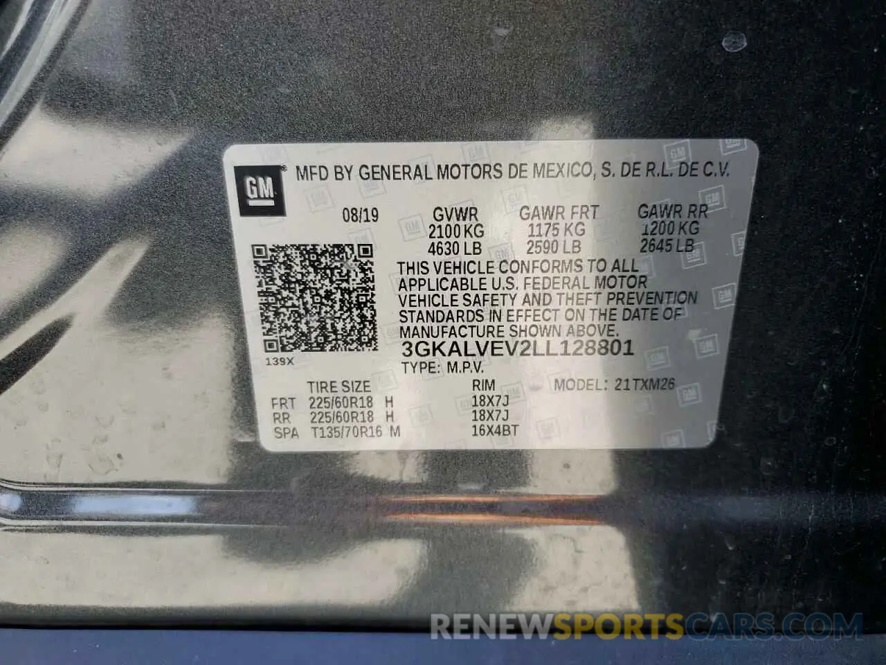 13 Фотография поврежденного автомобиля 3GKALVEV2LL128801 GMC TERRAIN 2020