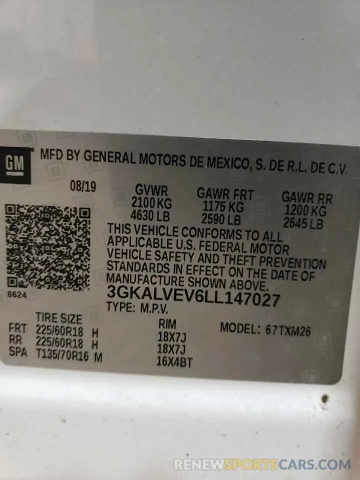 13 Фотография поврежденного автомобиля 3GKALVEV6LL147027 GMC TERRAIN 2020