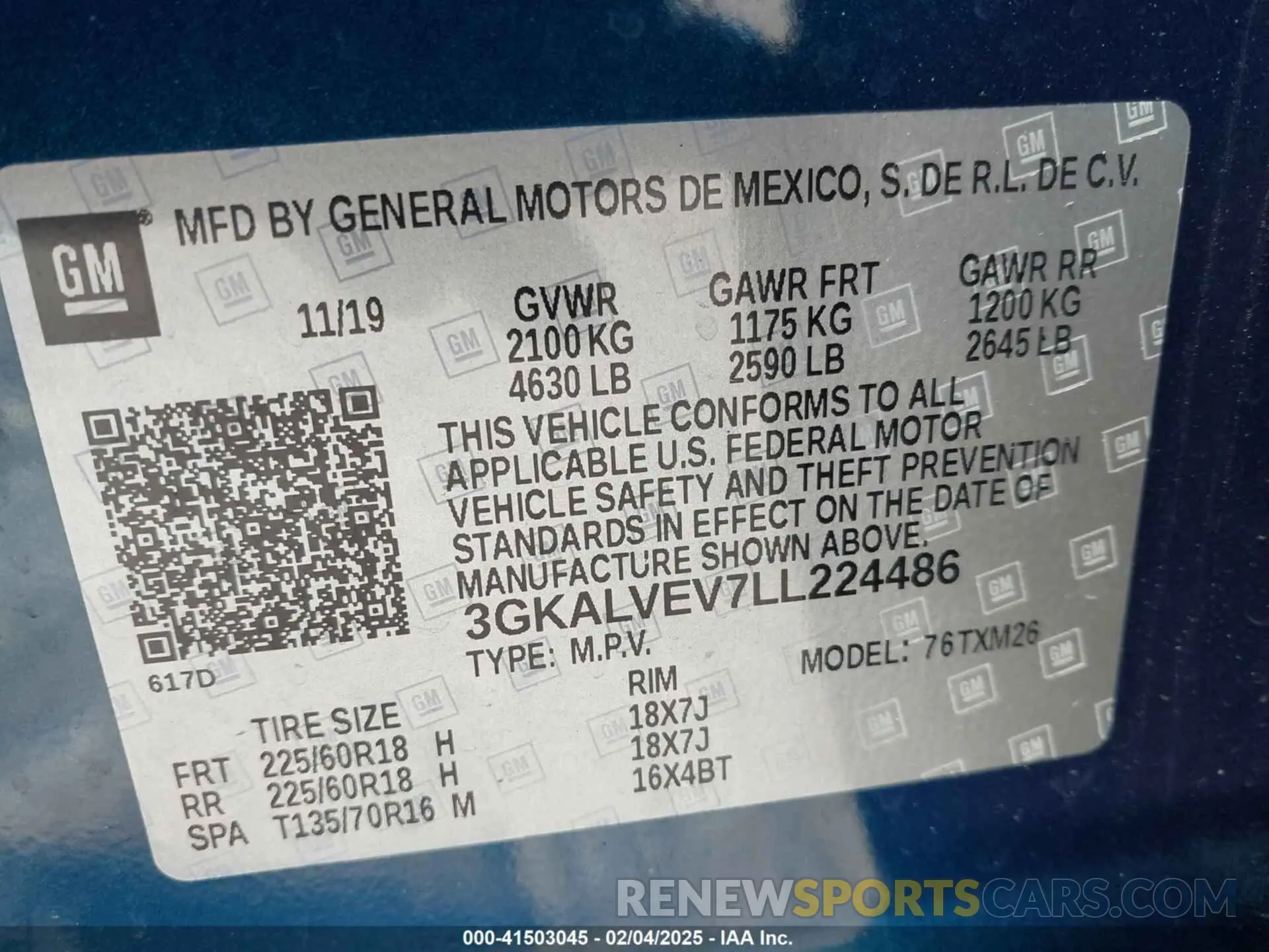 9 Photograph of a damaged car 3GKALVEV7LL224486 GMC TERRAIN 2020