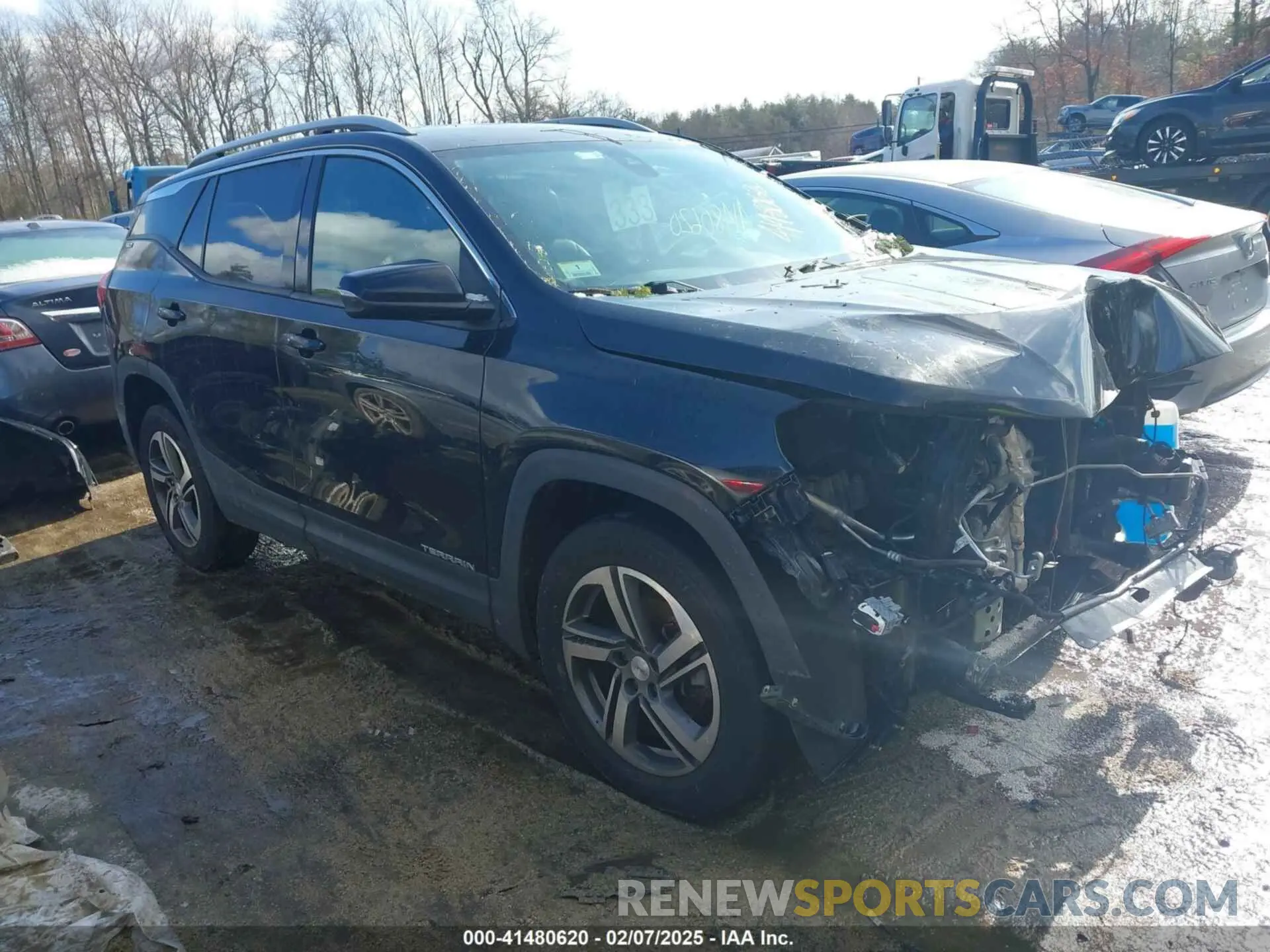 1 Photograph of a damaged car 3GKALVEV8LL102204 GMC TERRAIN 2020
